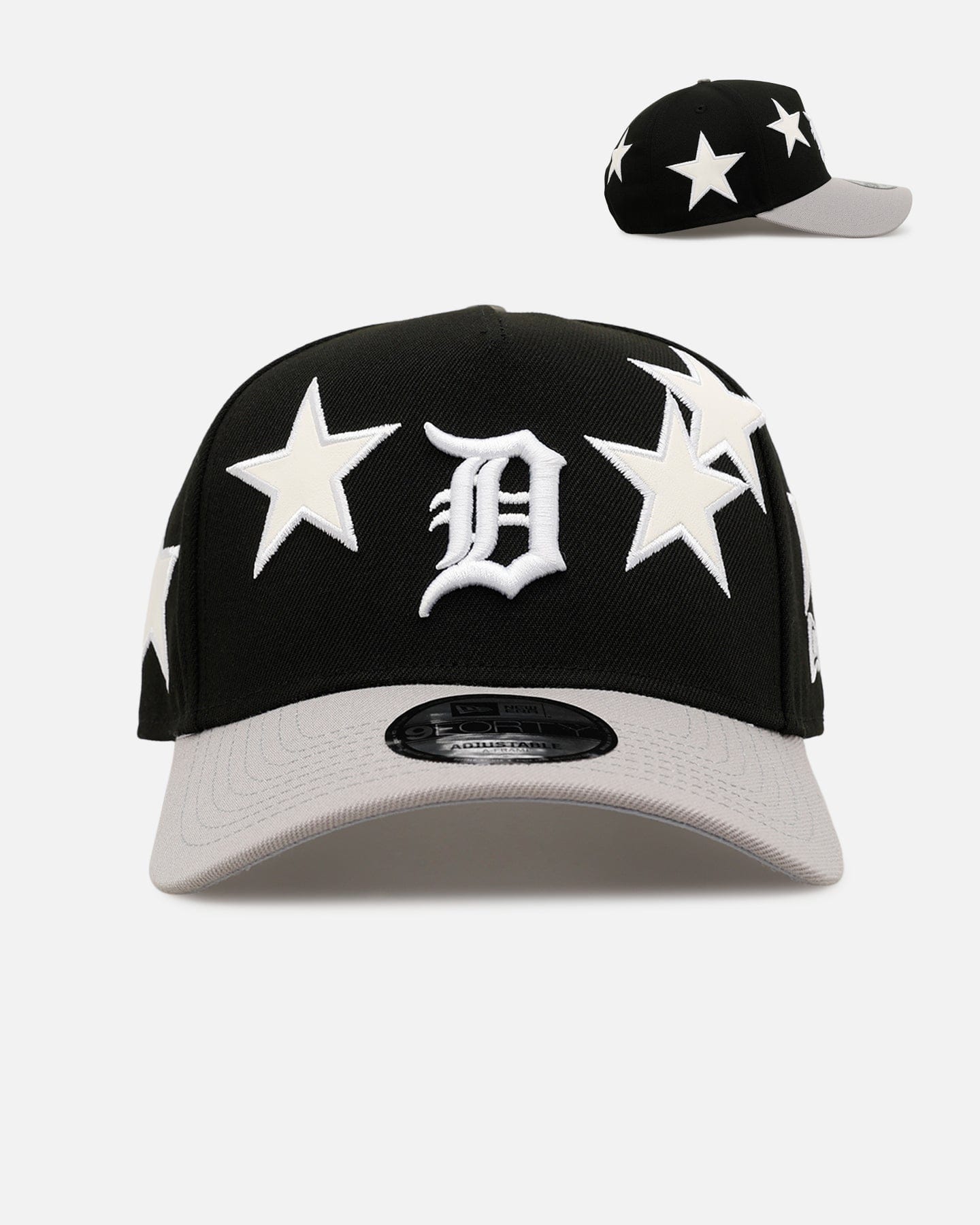 New Era Detroit Tigers Stars 9FORTY A - Frame Snapback Black/Grey