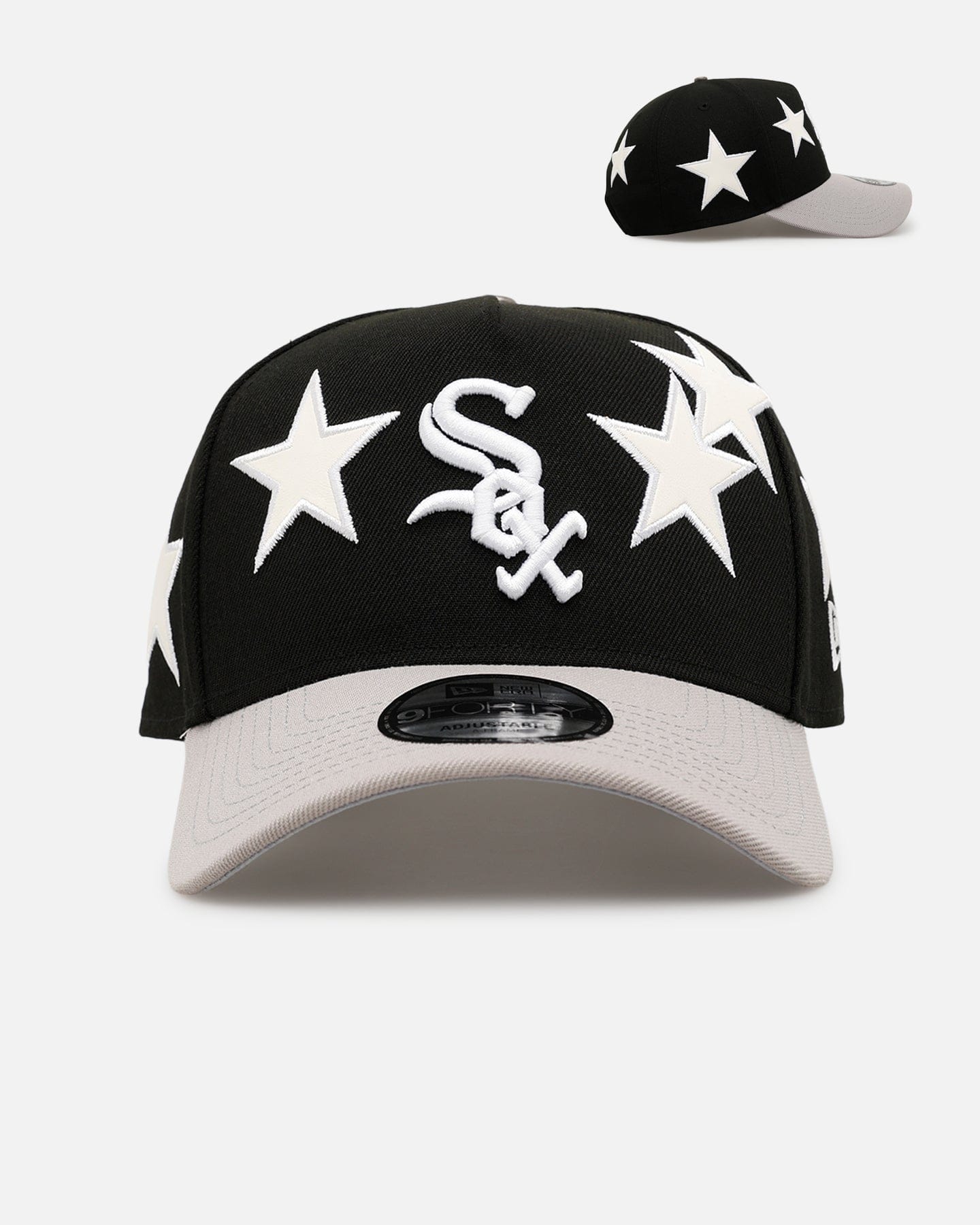 New Era Chicago White Sox Stars 9FORTY A - Frame Snapback Black/Grey
