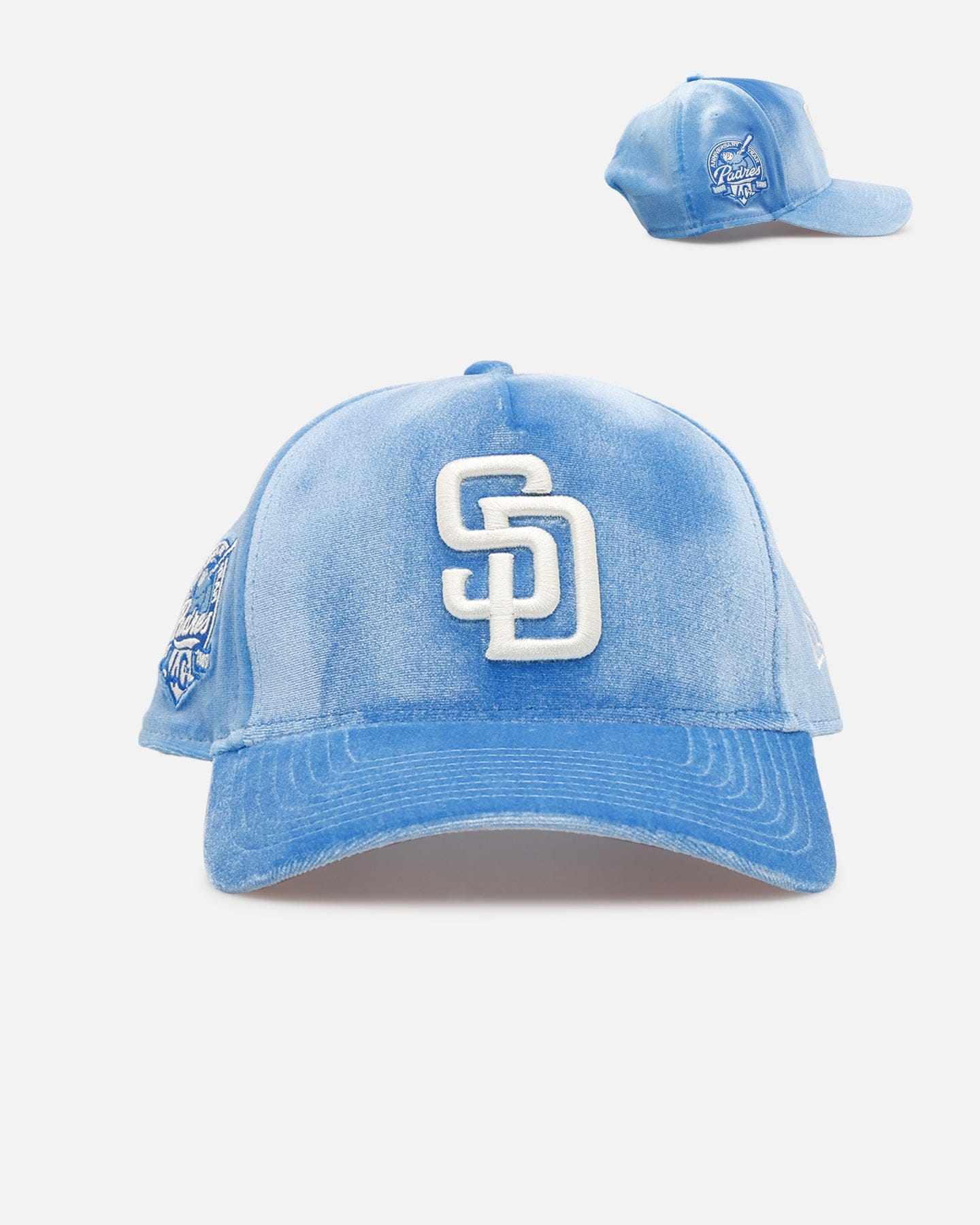 New Era San Diego Padres Sky Velvet 9FORTY A - Frame Snapback Sky Blue