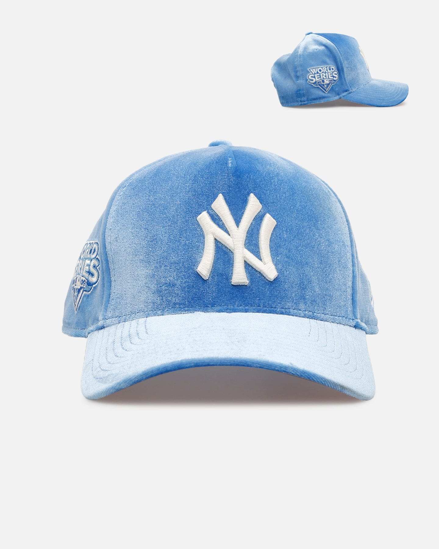 New Era New York Yankees Sky Velvet 9FORTY A - Frame Snapback Sky Blue