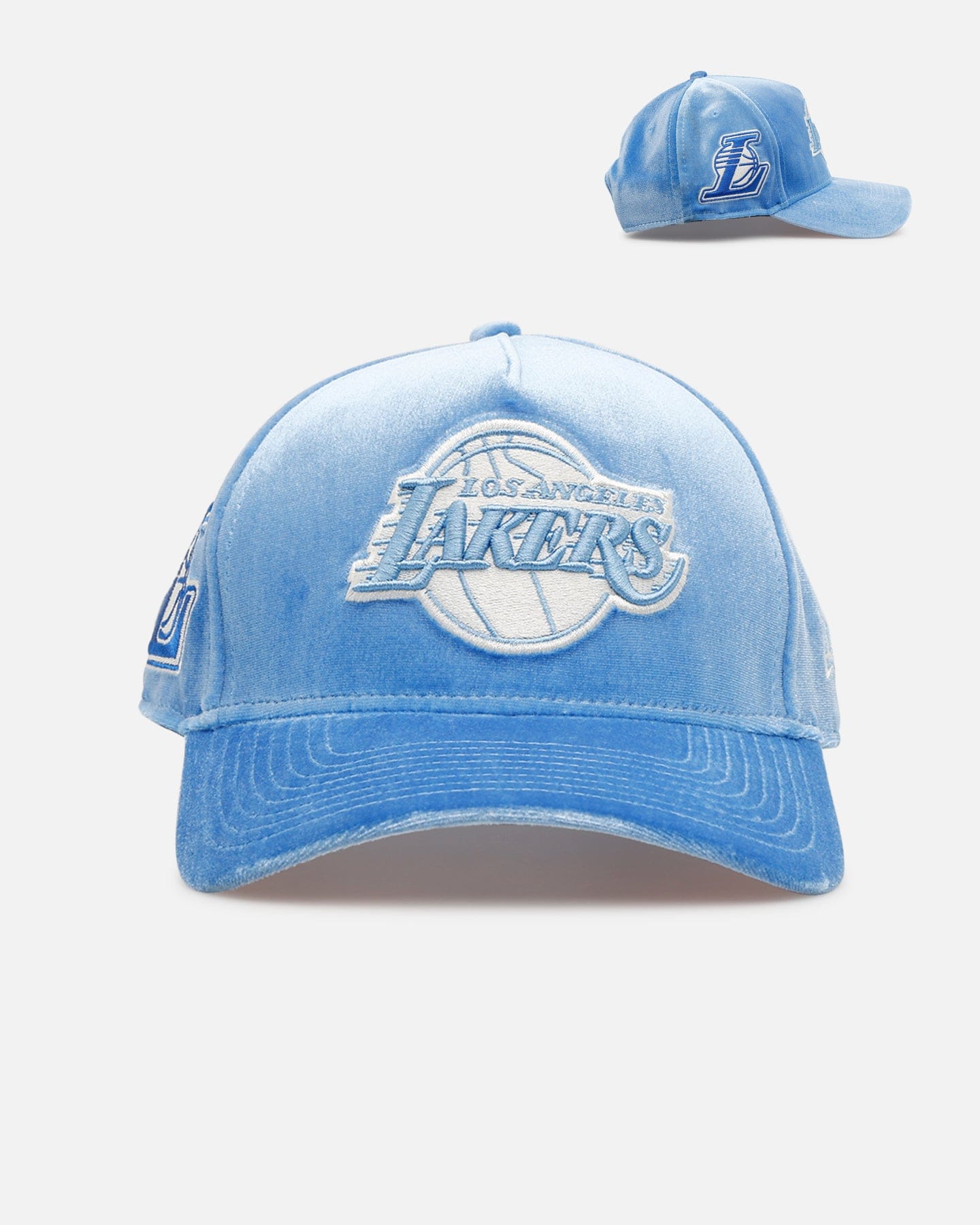 New Era Los Angeles Lakers Sky Velvet 9FORTY A - Frame Snapback Sky Blue