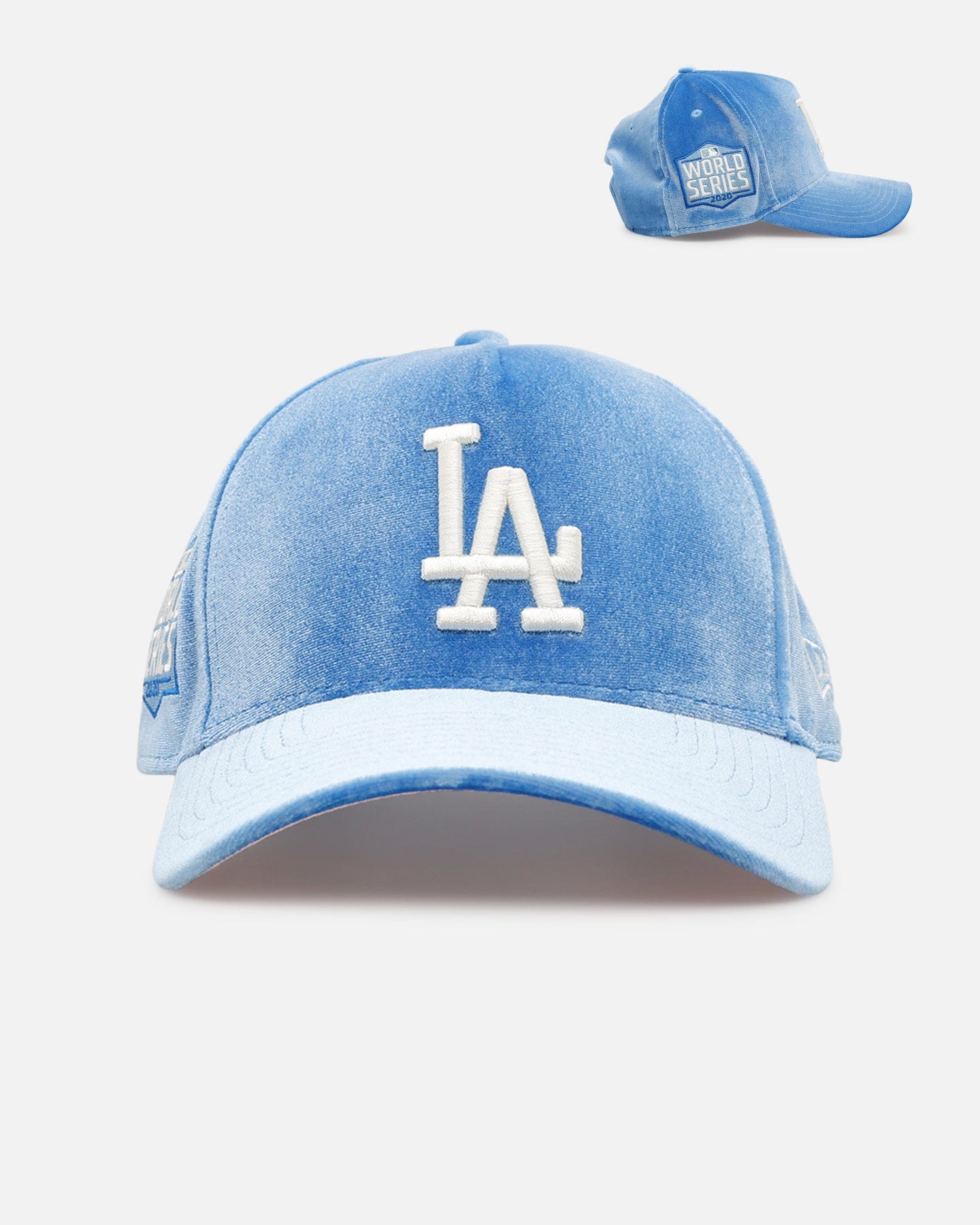 New Era Los Angeles Dodgers Sky Velvet 9FORTY A - Frame Snapback Sky Blue