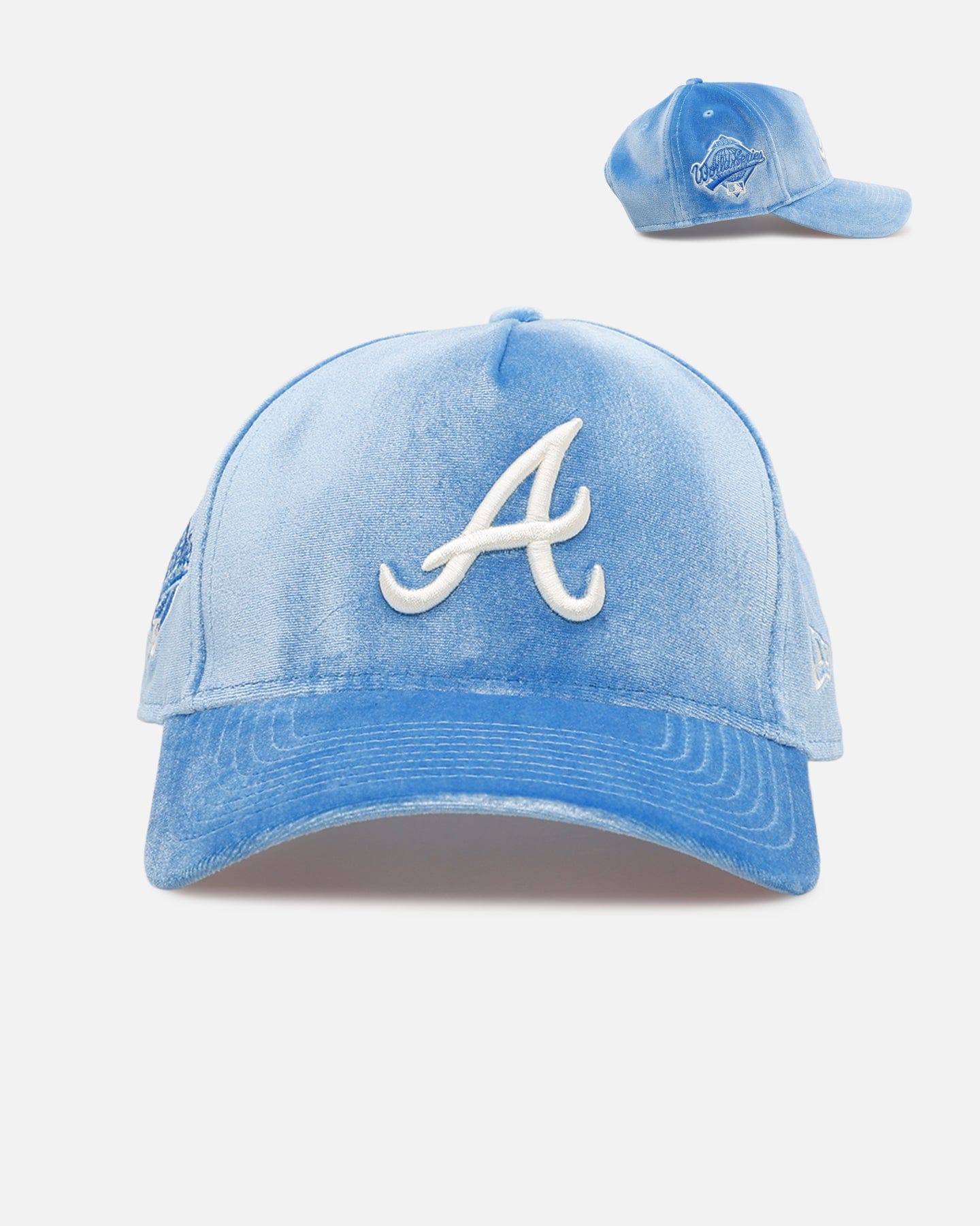 New Era Atlanta Braves Sky Velvet 9FORTY A - Frame Snapback Sky Blue