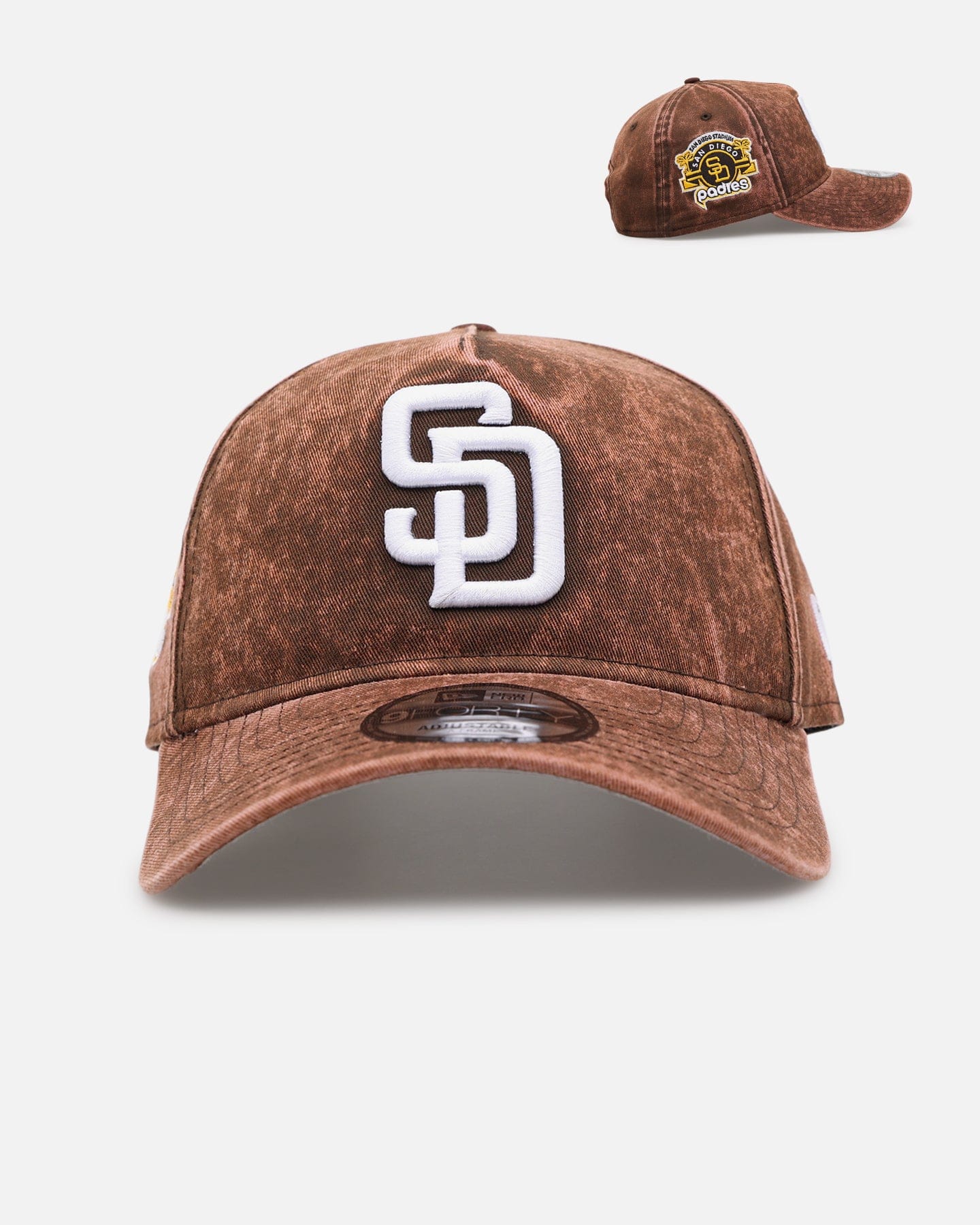 New Era San Diego Padres Washed Walnut 9FORTY A - Frame Snapback Walnut