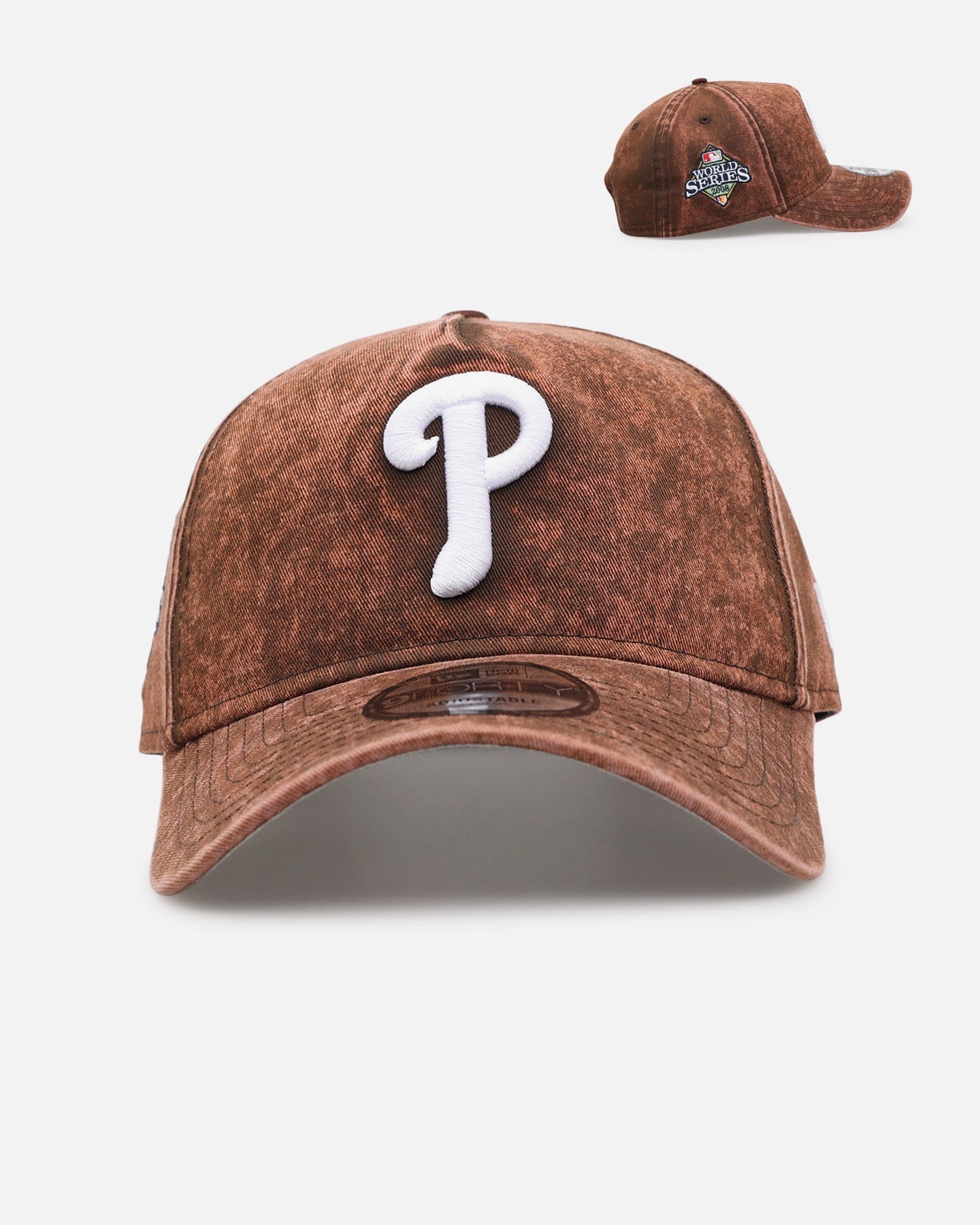 New Era Philadelphia Phillies Washed Walnut 9FORTY A - Frame Snapback Walnut