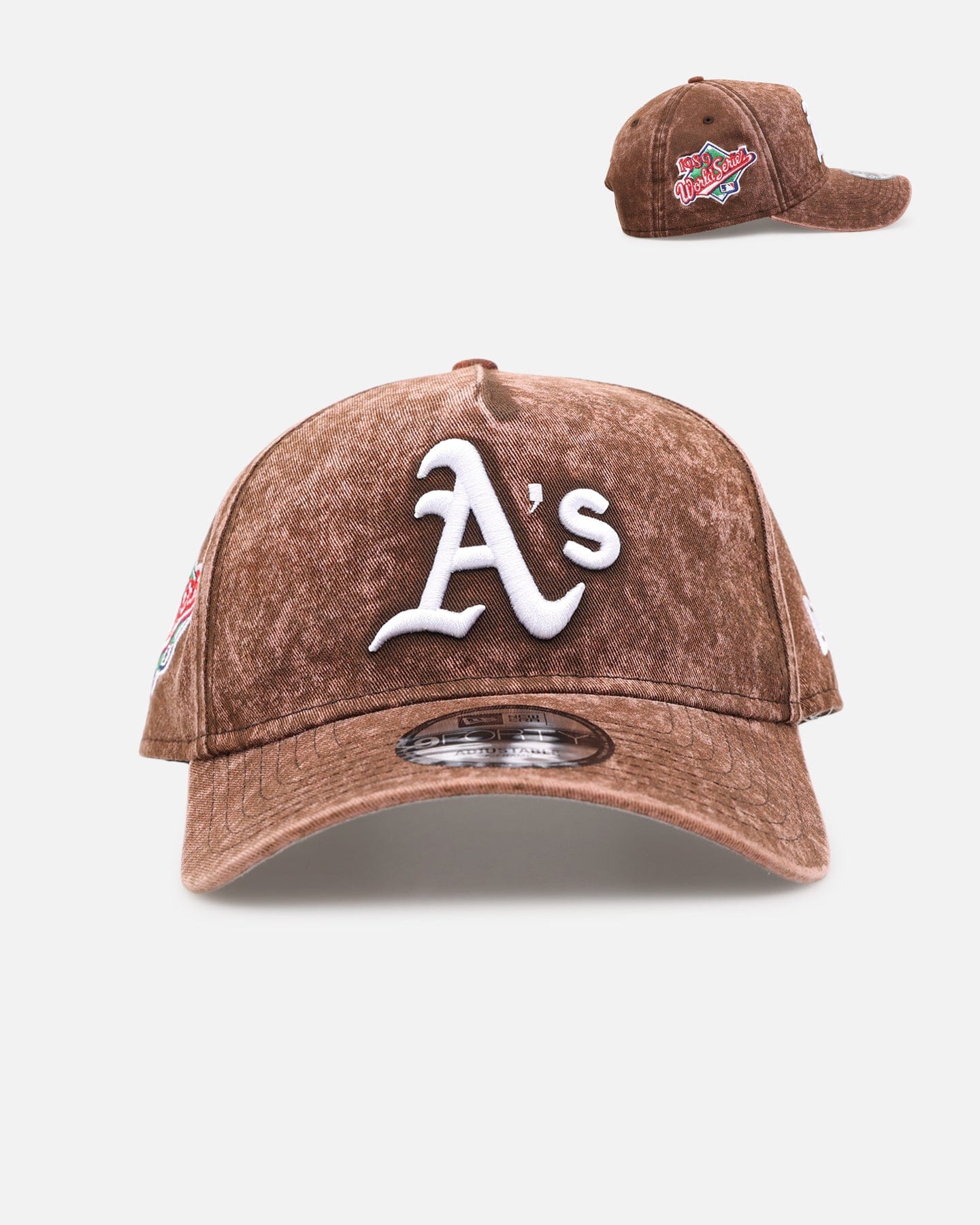 New Era Oakland Athletics Washed Walnut 9FORTY A - Frame Snapback Walnut