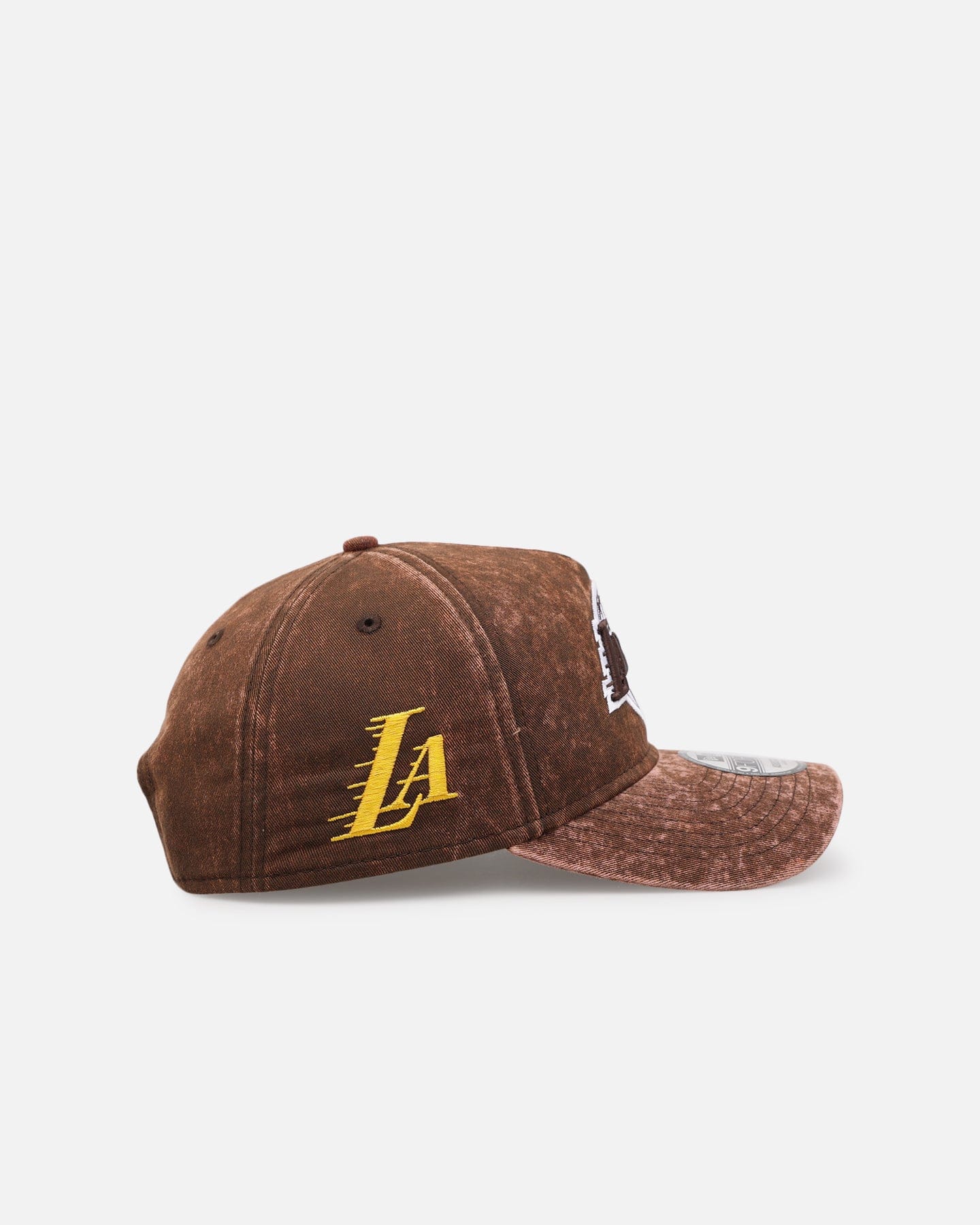 New Era Los Angeles Lakers Washed Walnut 9FORTY A - Frame Snapback Walnut