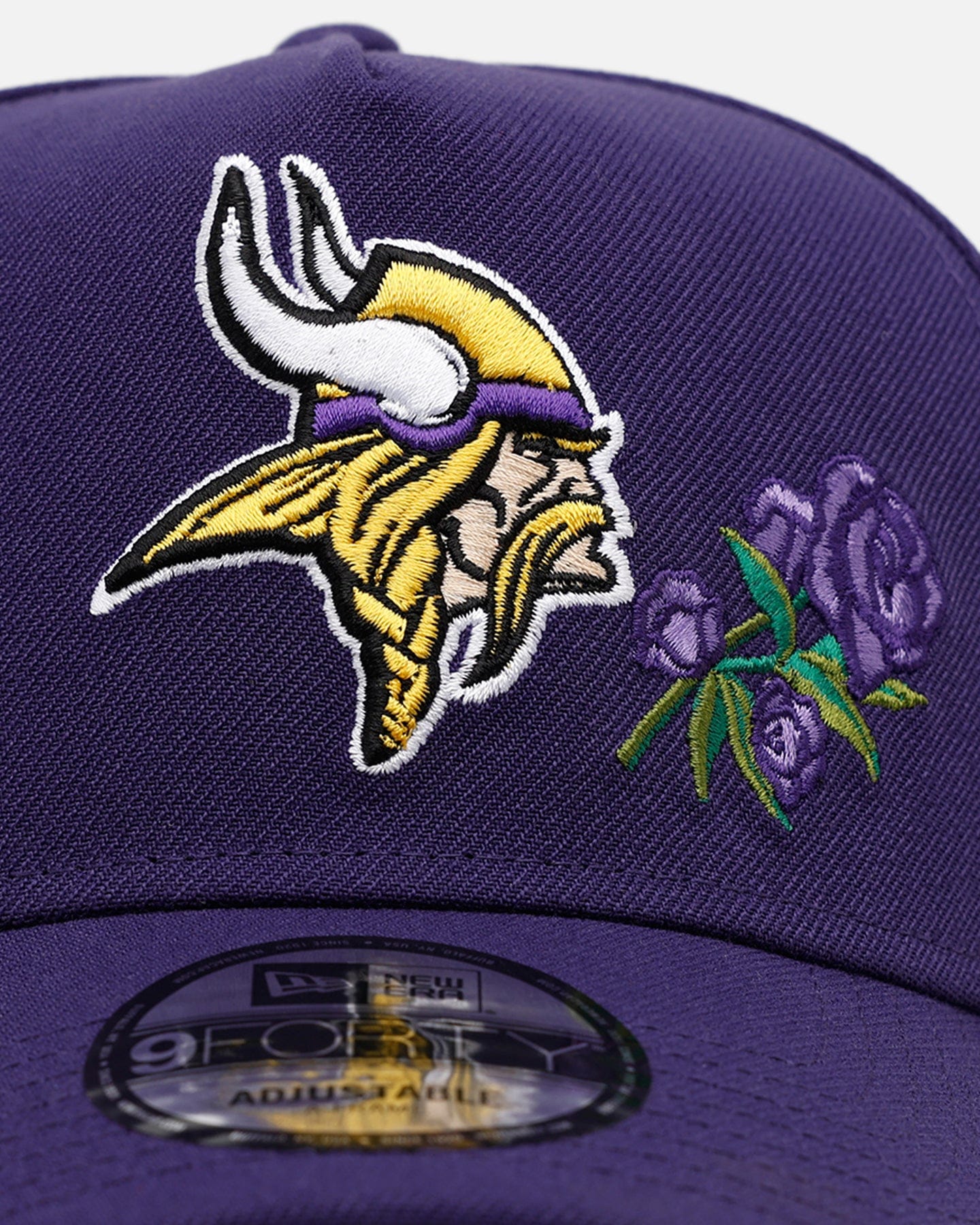 New Era Minnesota Vikings Purple Rose 9FORTY A - Frame Snapback Purple