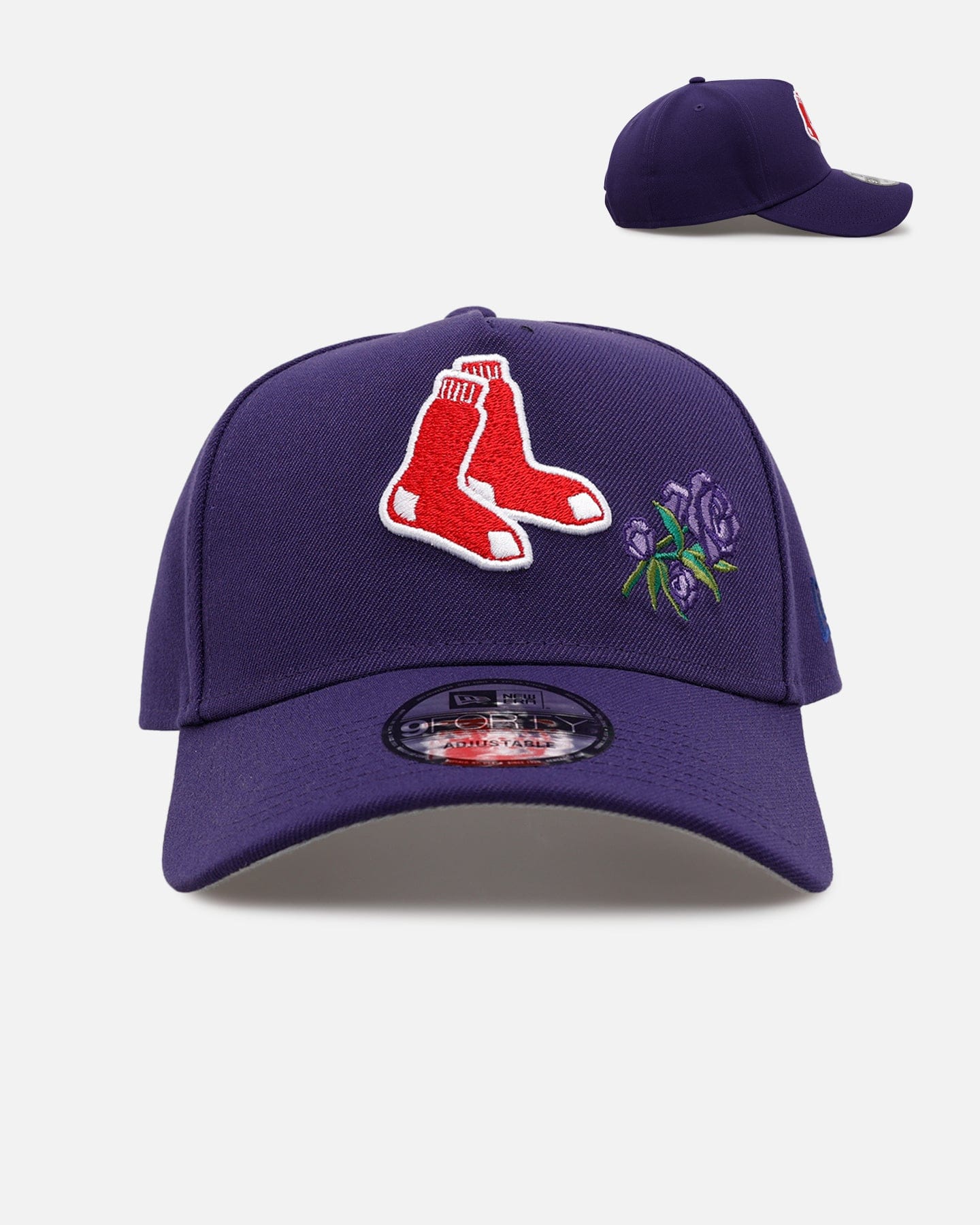 New Era Boston Red Sox Purple Rose 9FORTY A - Frame Snapback Purple