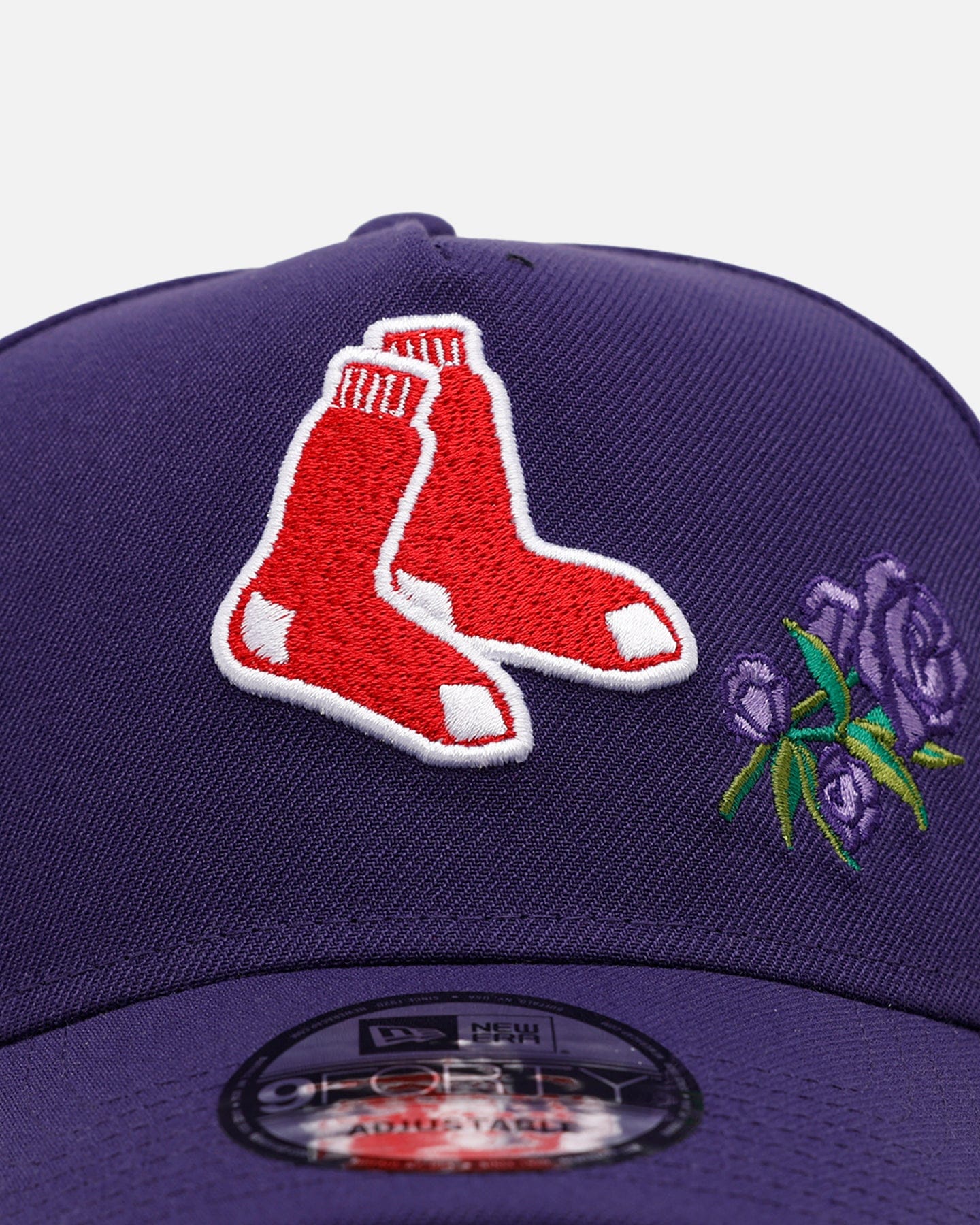 New Era Boston Red Sox Purple Rose 9FORTY A - Frame Snapback Purple
