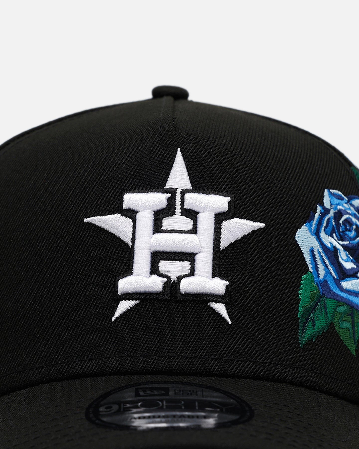 New Era Houston Astros Blue Rose 9FORTY A - Frame Snapback Black/Blue
