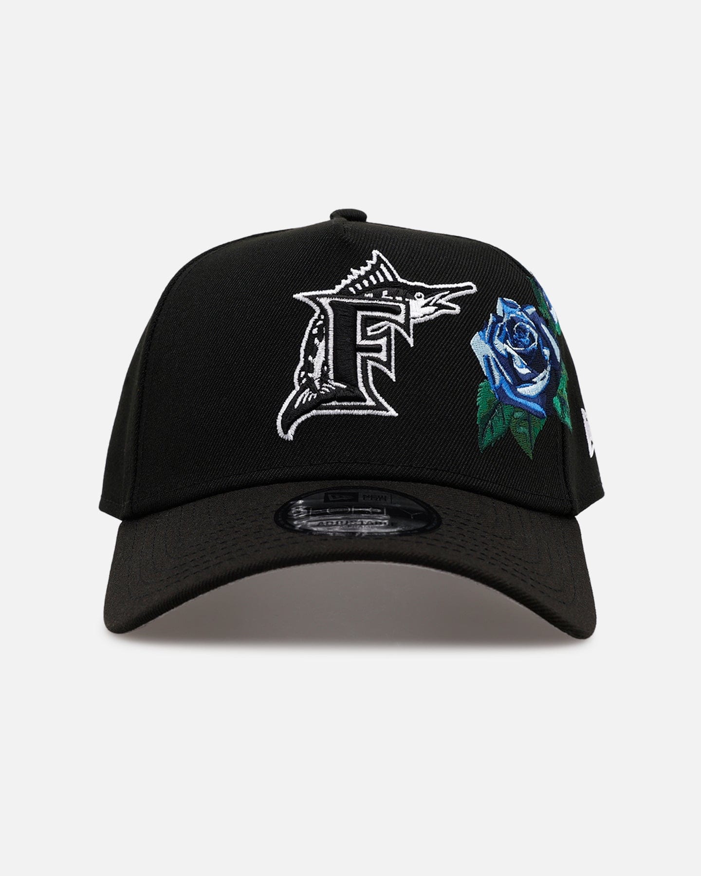 New Era Florida Marlins Blue Rose 9FORTY A - Frame Snapback Black/Blue