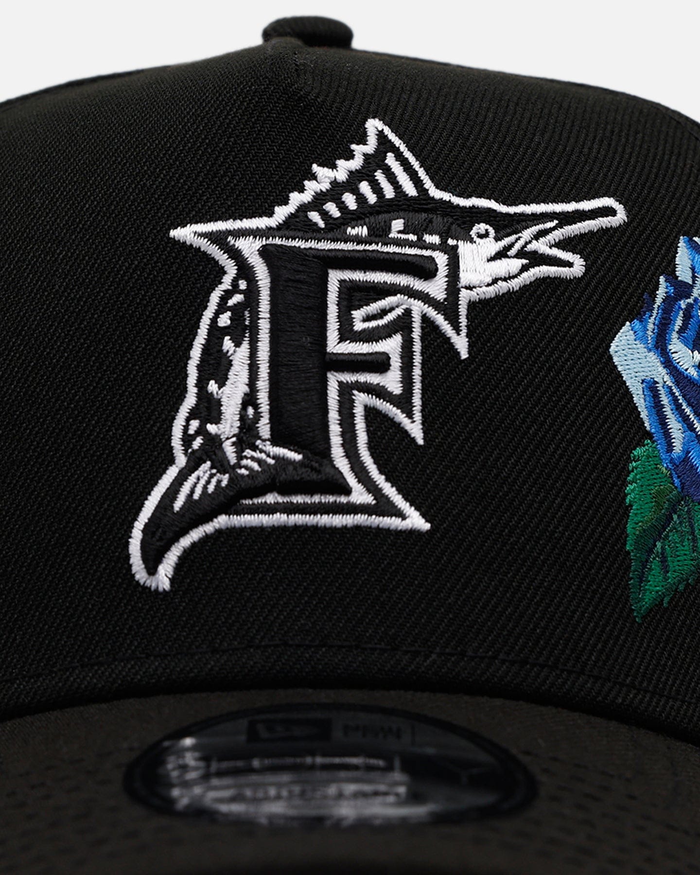 New Era Florida Marlins Blue Rose 9FORTY A - Frame Snapback Black/Blue