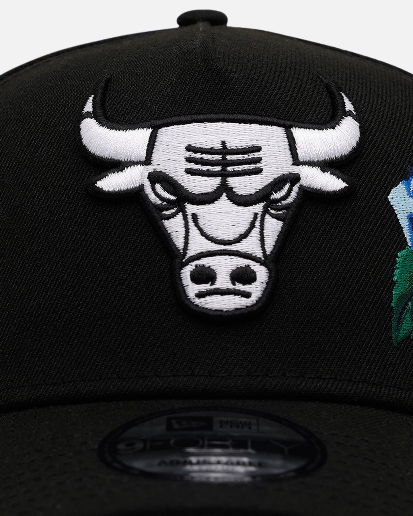 New Era Chicago Bulls Blue Rose 9FORTY A - Frame Snapback Black/Blue