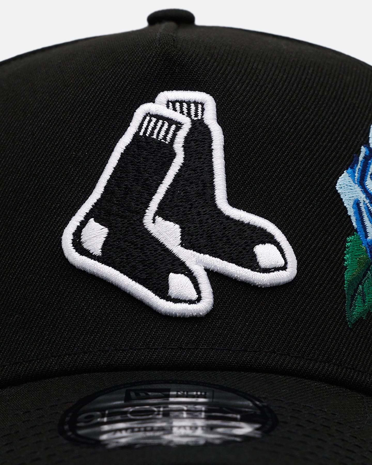 New Era Boston Red Sox Blue Rose 9FORTY A - Frame Snapback Black/Blue