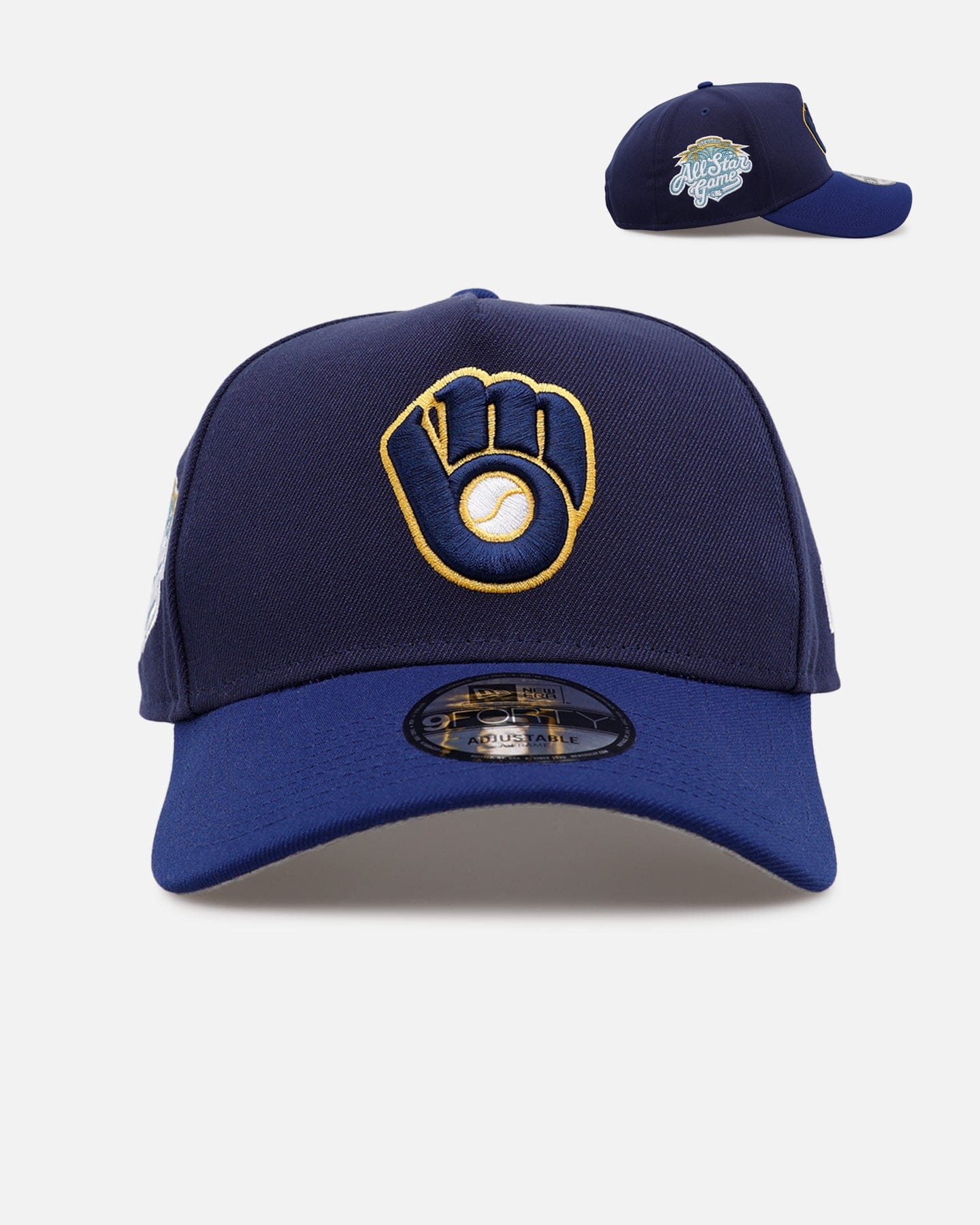 New Era Milwaukee Brewers Sneaky Two - Tone 9FORTY A - Frame Snapback Original Team Colours