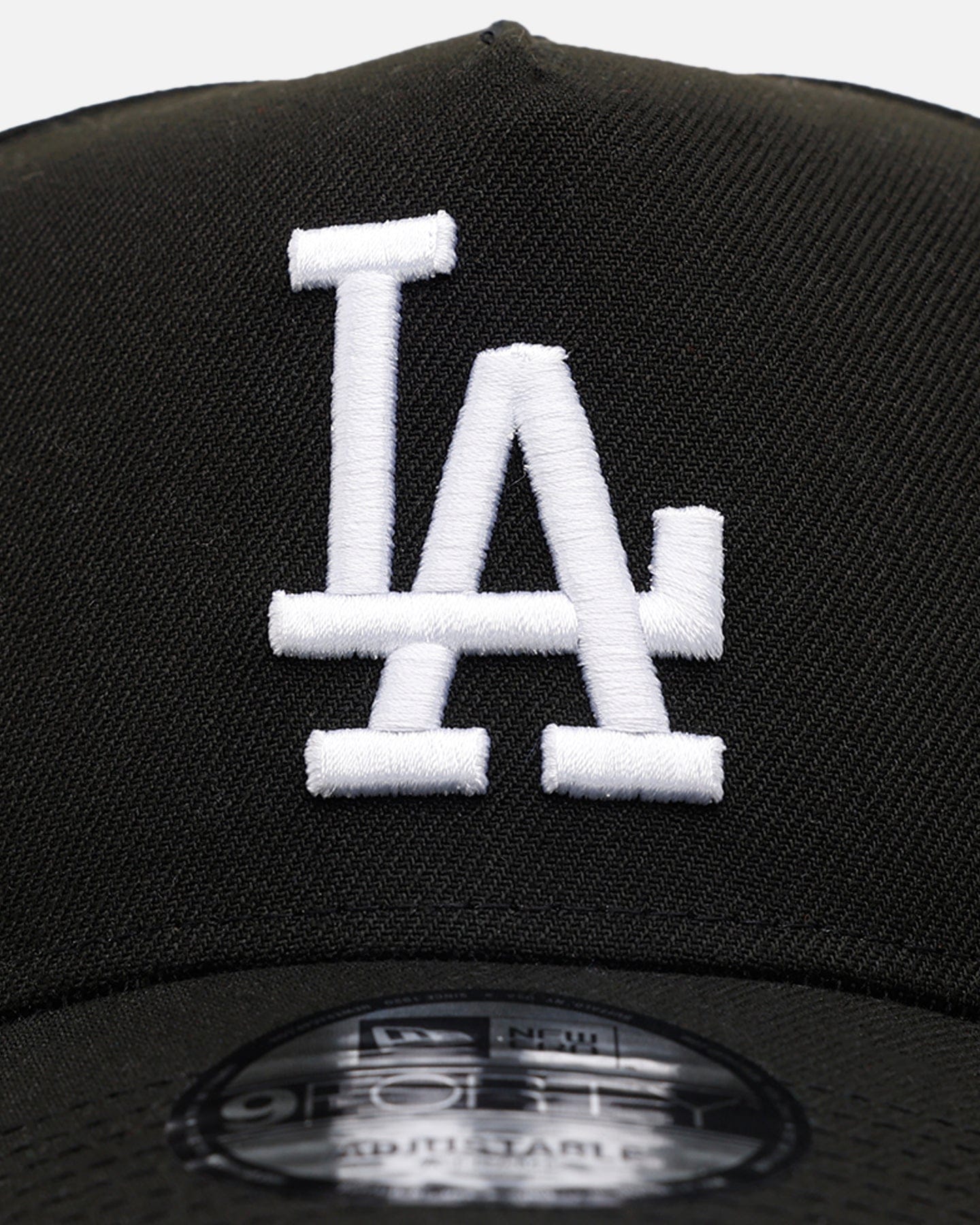 New Era Los Angeles Dodgers Easy Black And White 9FORTY A - Frame Snapback Black/White