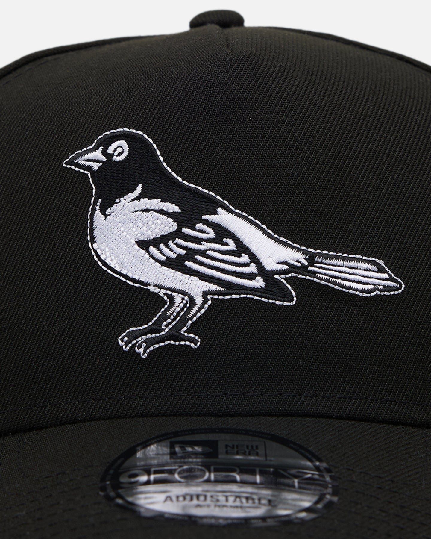 New Era Baltimore Orioles Easy Black and White 9FORTY A - Frame Snapback Black/White