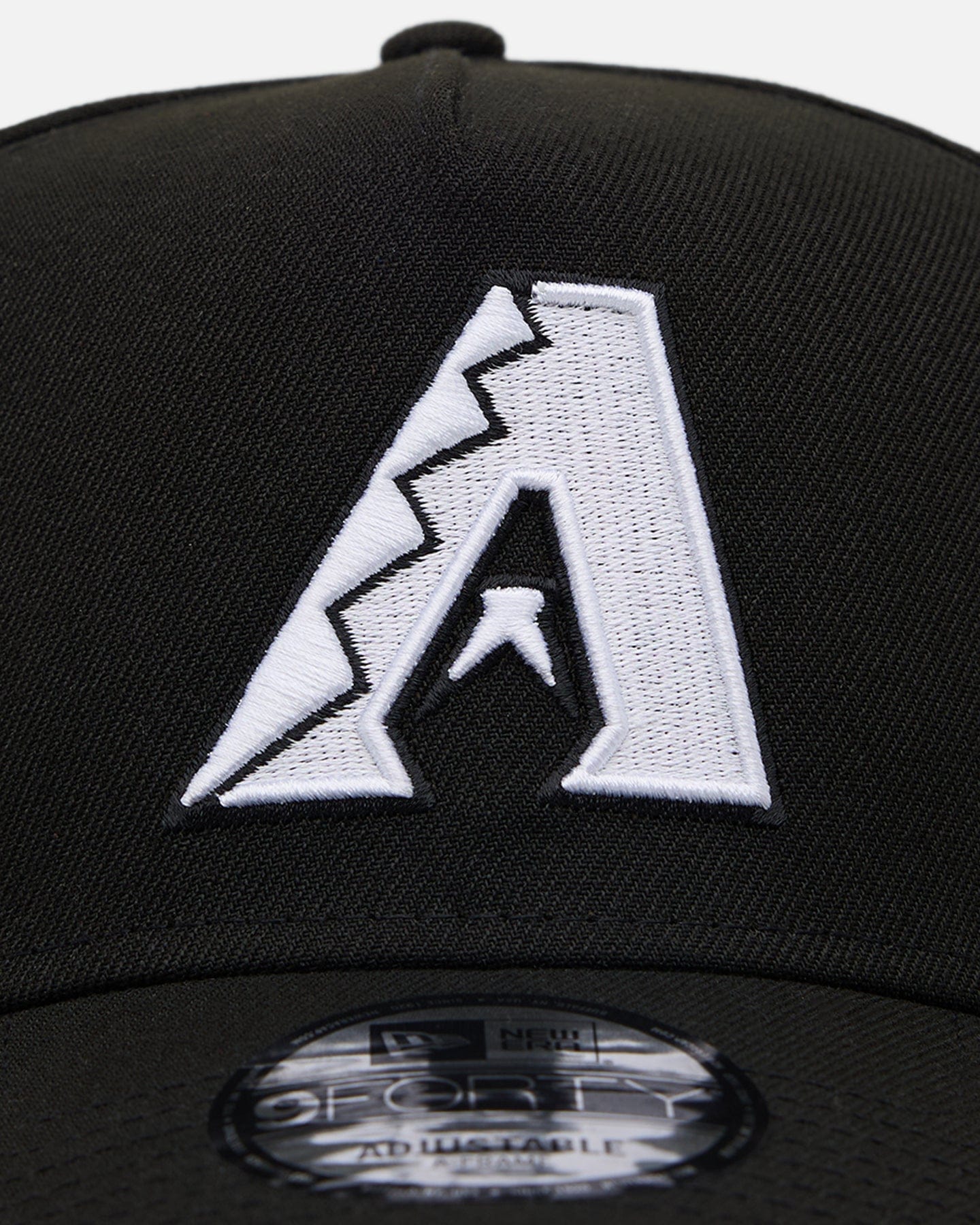 New Era Arizona Diamondbacks Easy Black and White 9FORTY A - Frame Snapback Black/White