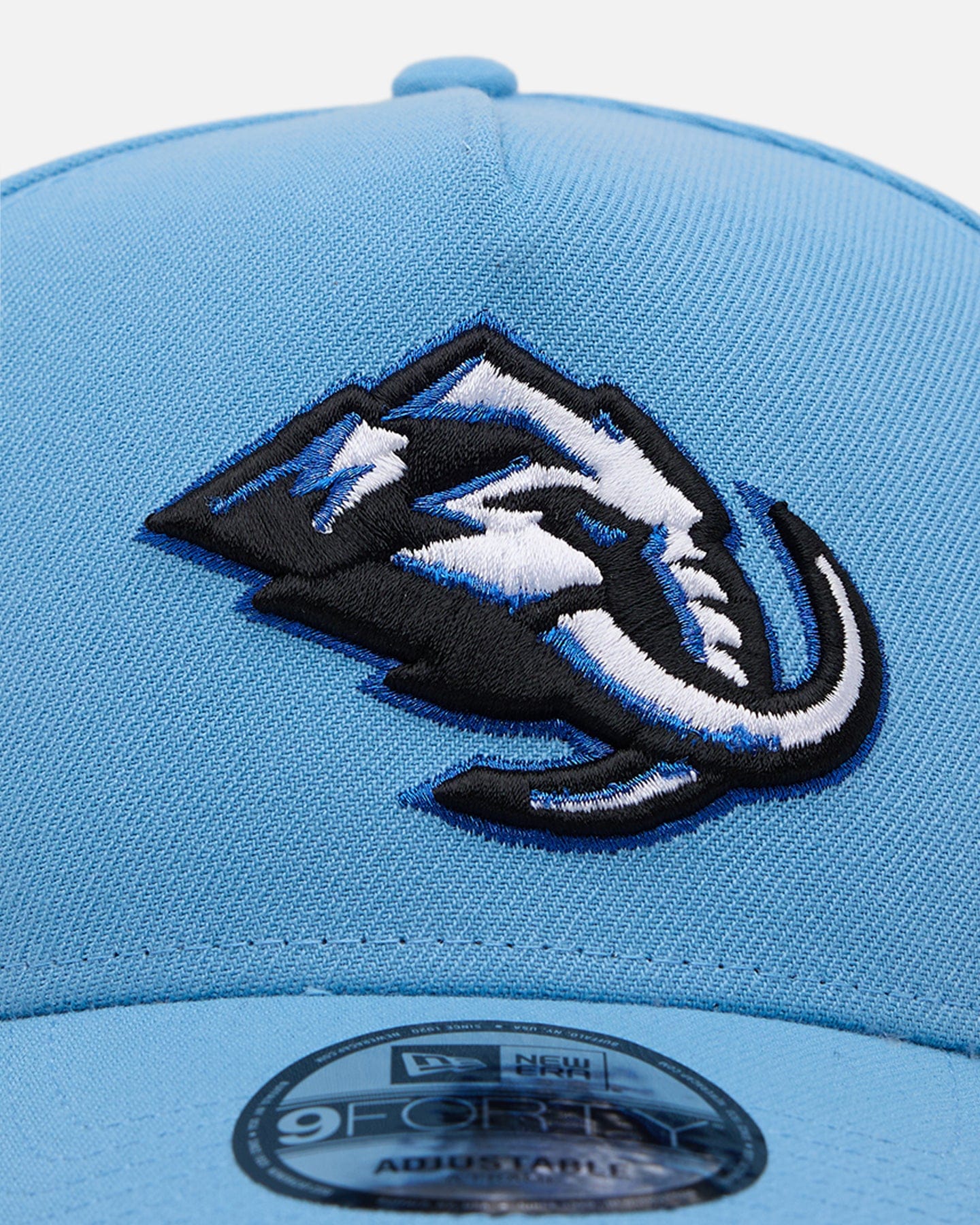 New Era Utah Mammoth Sky Blue' 9FORTY A - Frame Snapback Sky Blue