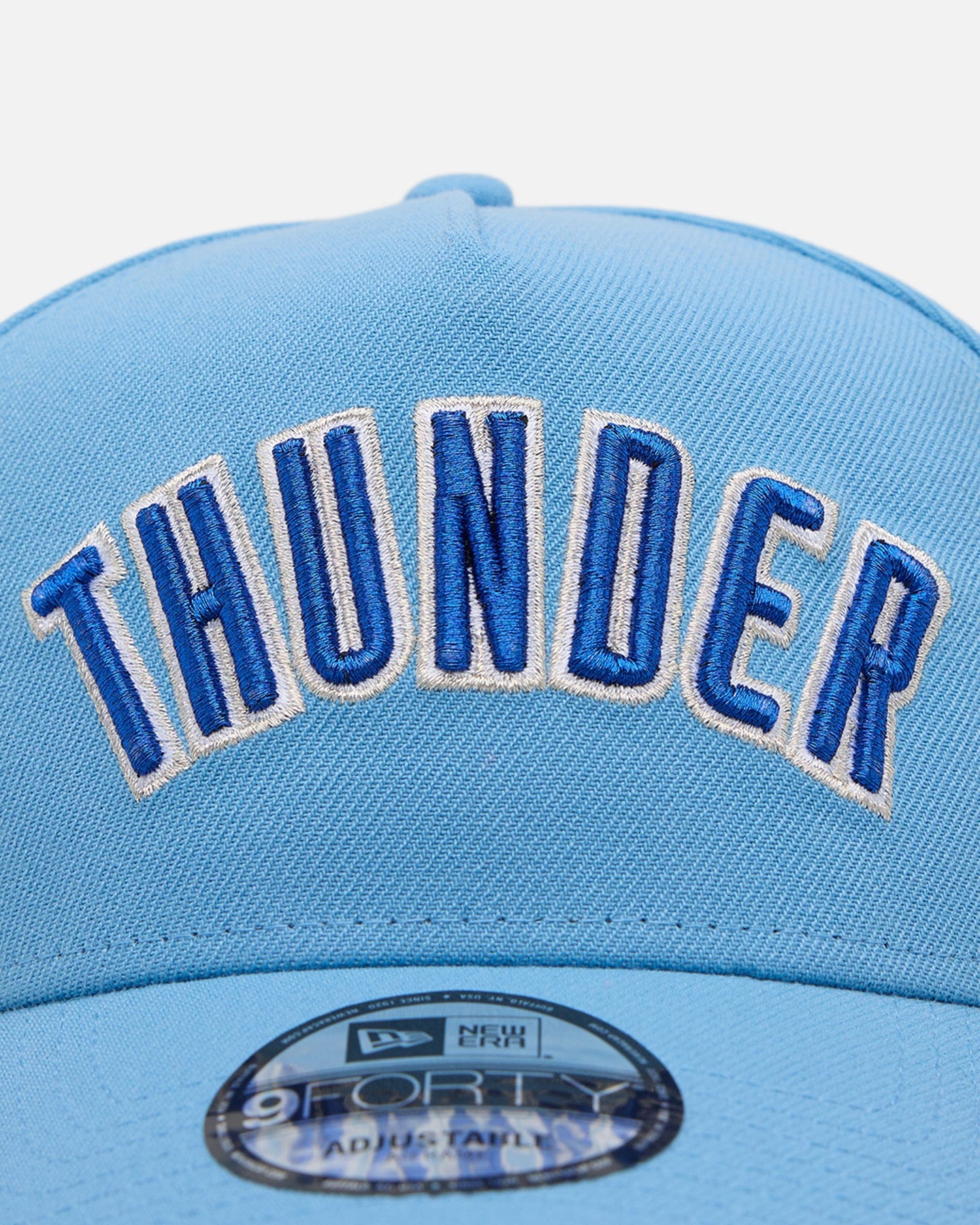 New Era Oklahoma City Thunder Sky Blue 9FORTY A - Frame Snapback Sky Blue