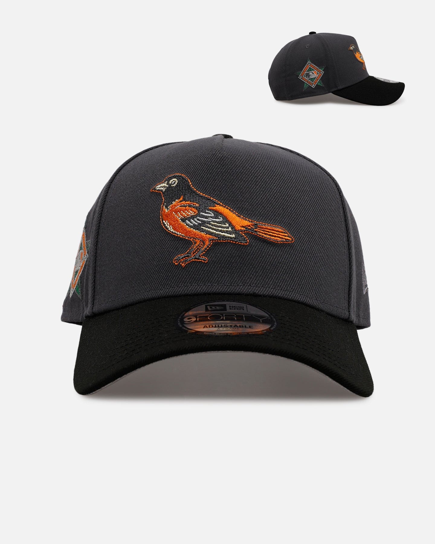 New Era Baltimore Orioles Stealth 2.0 9FORTY A - Frame Snapback Graphite