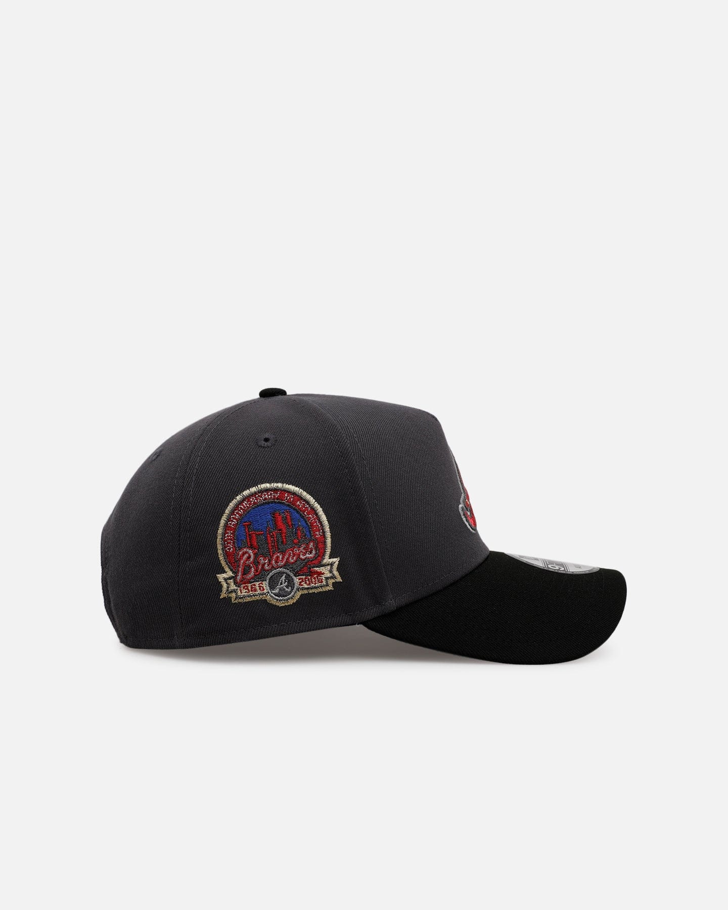 New Era Atlanta Braves Stealth 2.0 9FORTY A - Frame Snapback Graphite