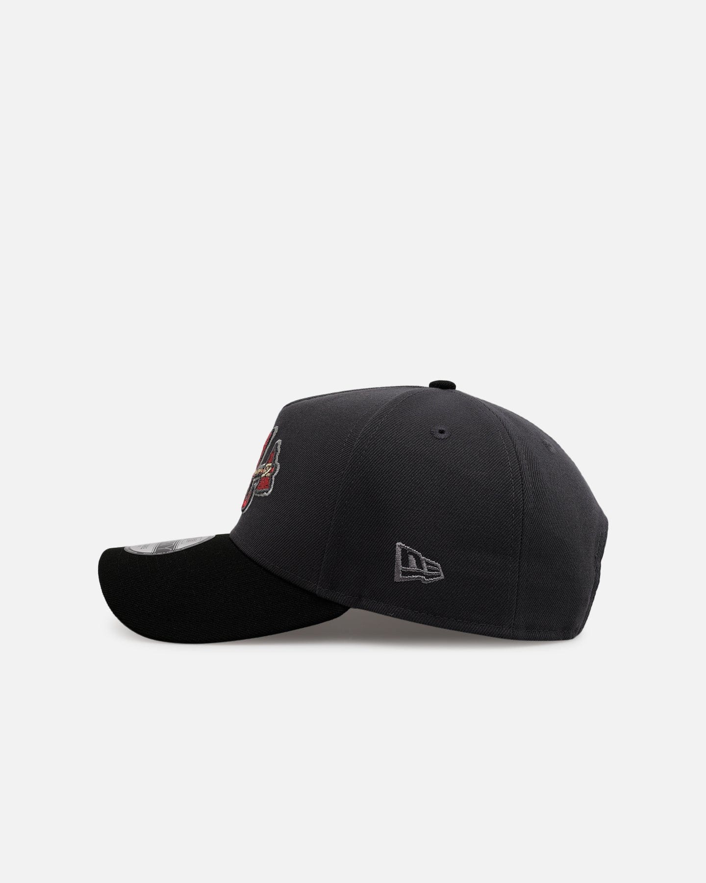 New Era Atlanta Braves Stealth 2.0 9FORTY A - Frame Snapback Graphite
