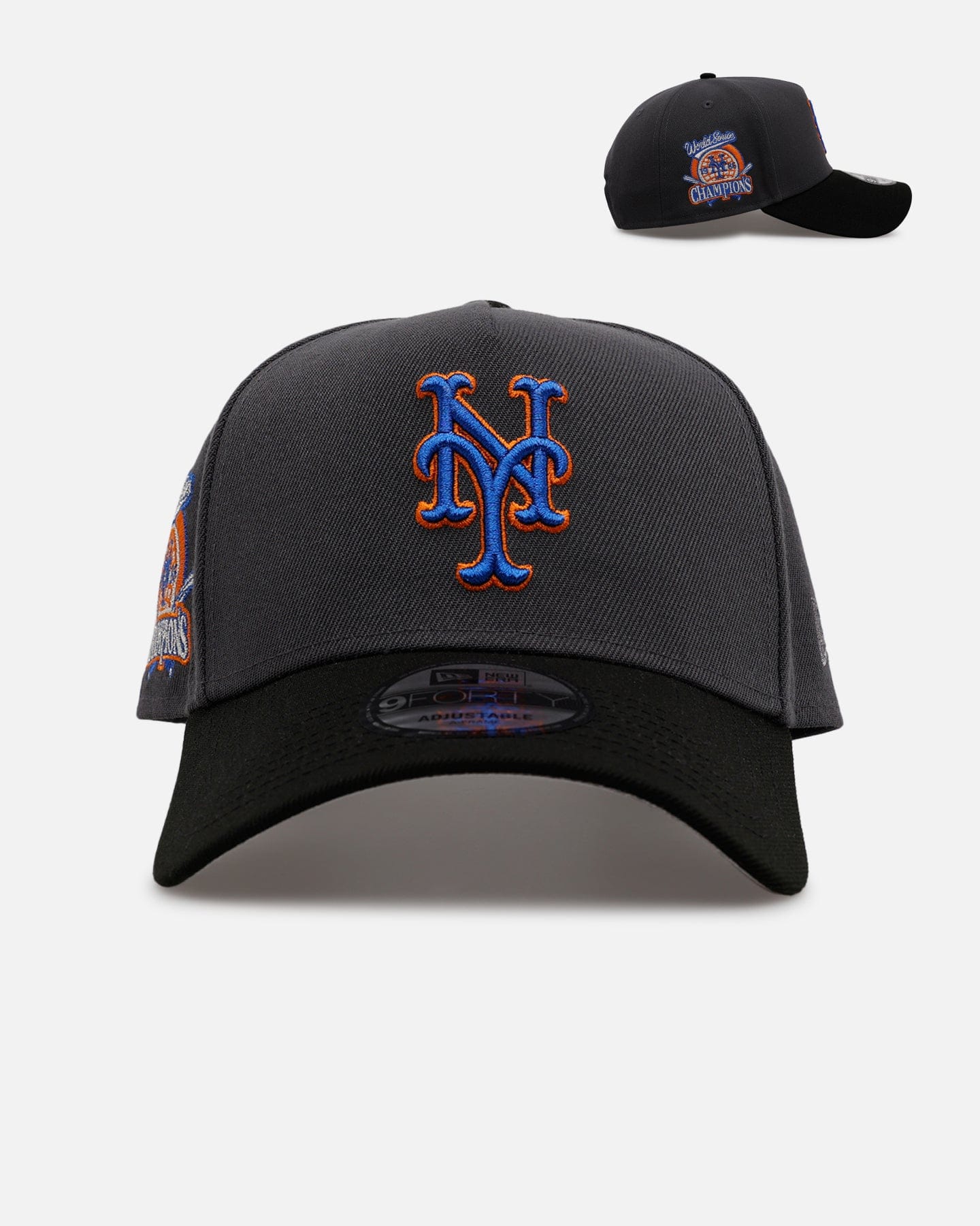 New Era New York Mets Stealth 2.0 9FORTY A - Frame Snapback Graphite