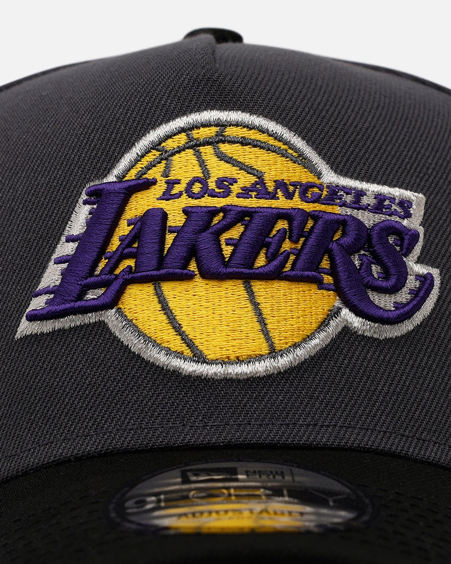 New Era Los Angeles Lakers Stealth 2.0 9FORTY A - Frame Snapback Graphite