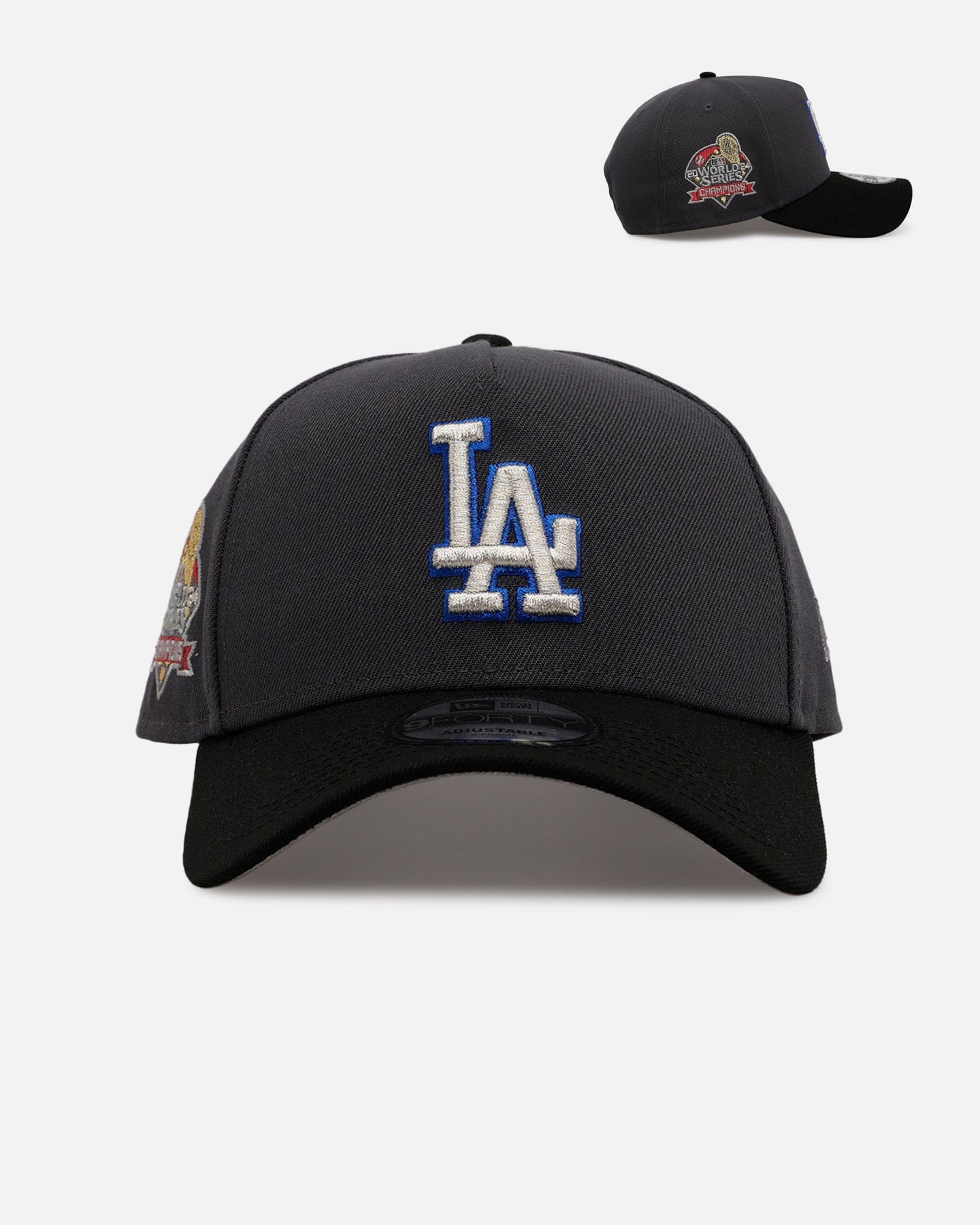 New Era Los Angeles Dodgers Stealth 2.0 9FORTY A - Frame Snapback Graphite