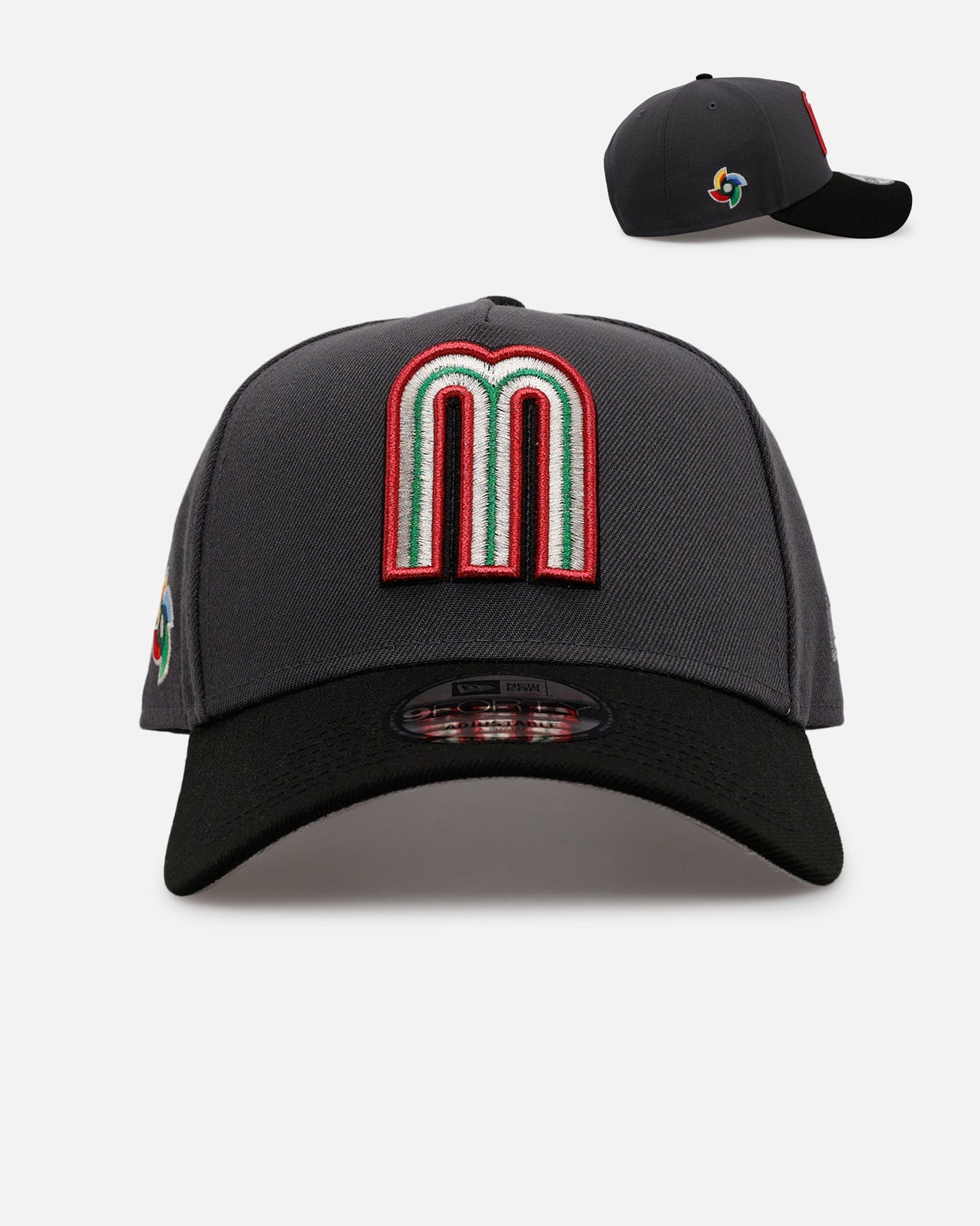 New Era Mexico National Baseball Team Stealth 2.0 9FORTY A - Frame Snapback Graphite