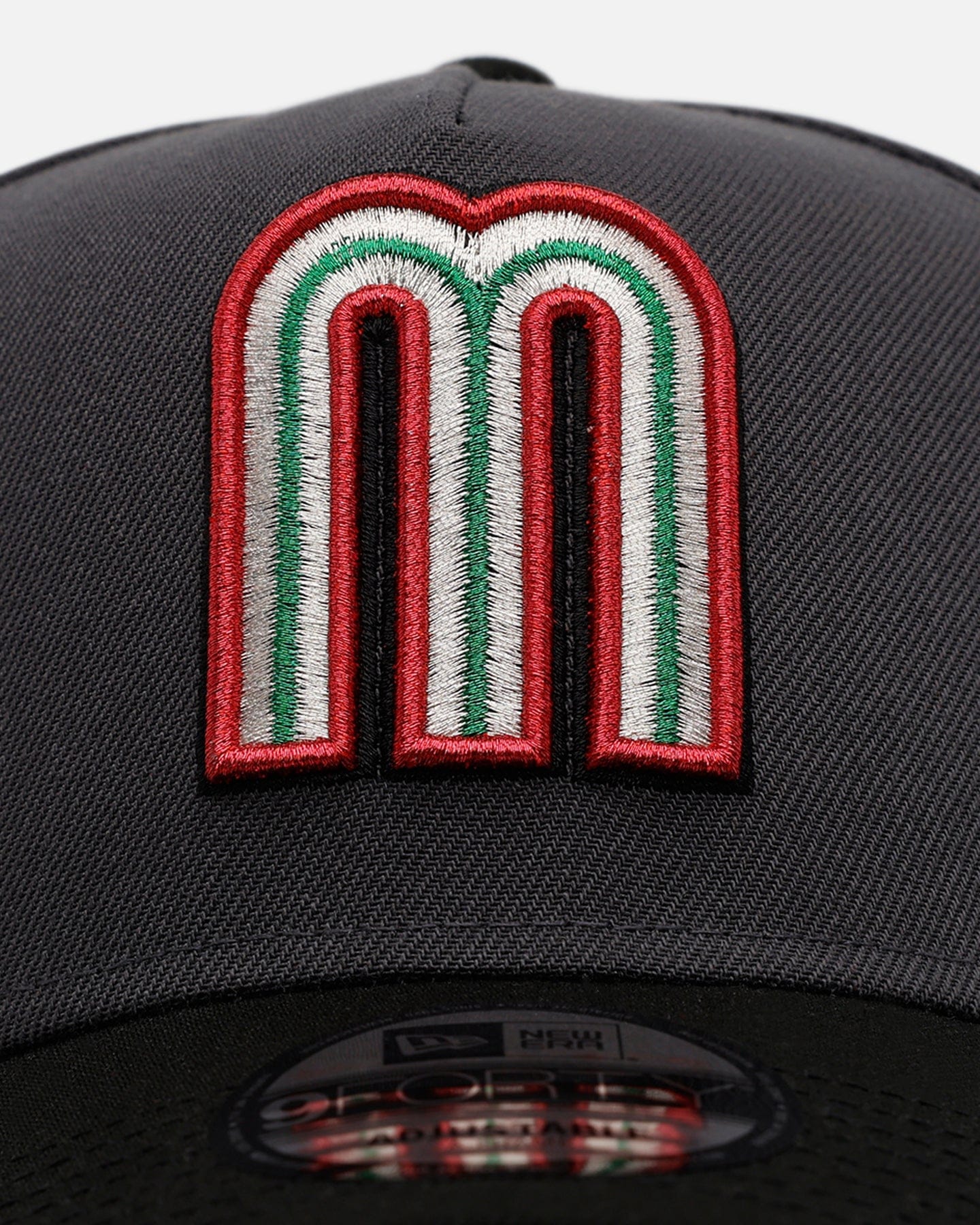 New Era Mexico National Baseball Team Stealth 2.0 9FORTY A - Frame Snapback Graphite