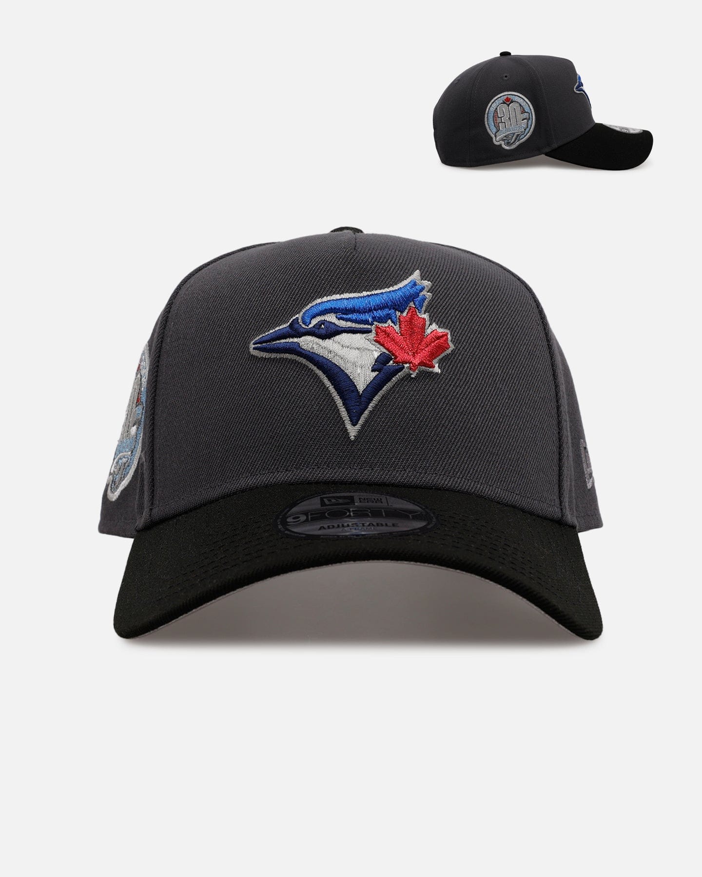 New Era Toronto Blue Jays Stealth 2.0 9FORTY A - Frame Snapback Graphite