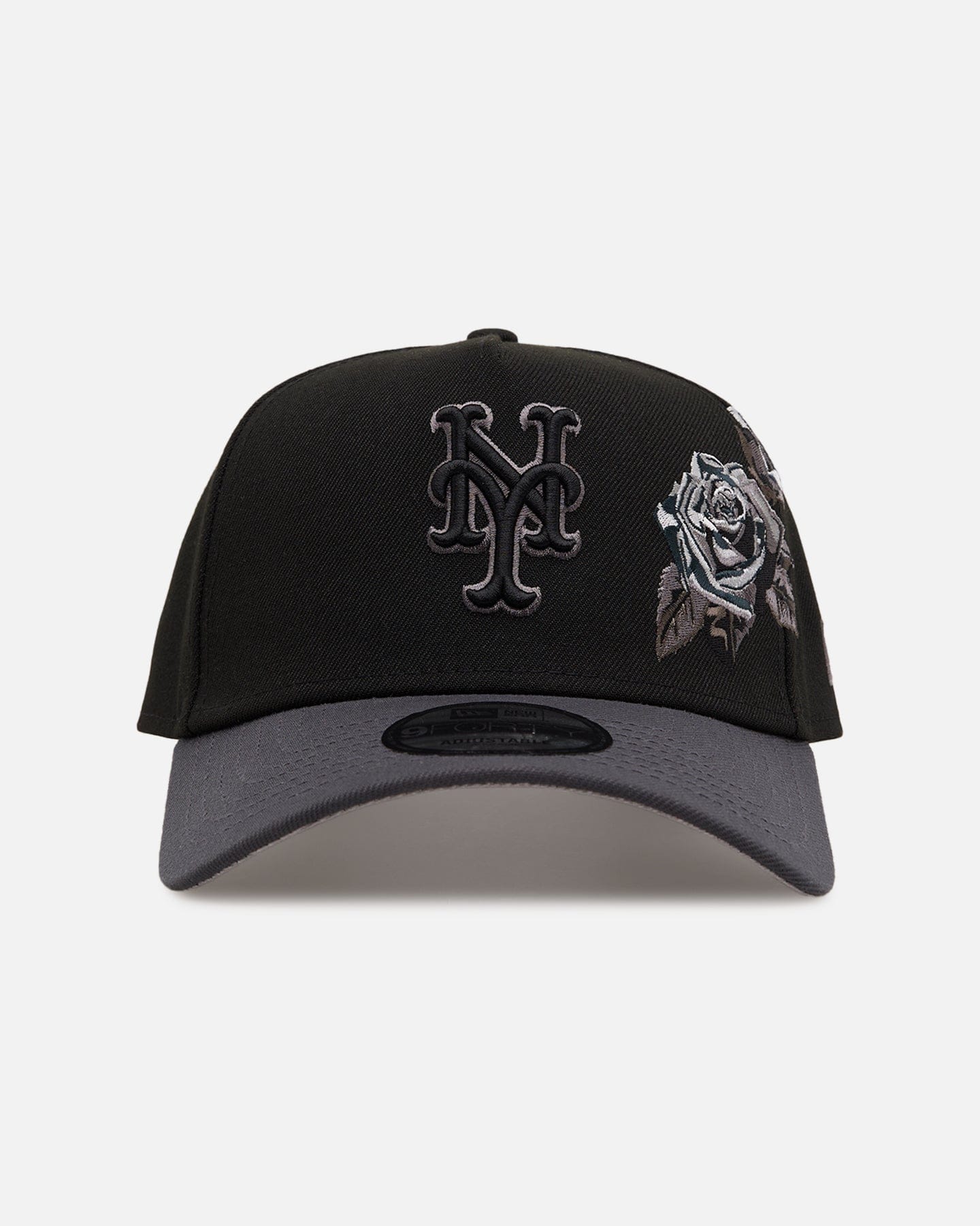 New Era New York Mets Stealth Roses 9FORTY A - Frame Snapback Black
