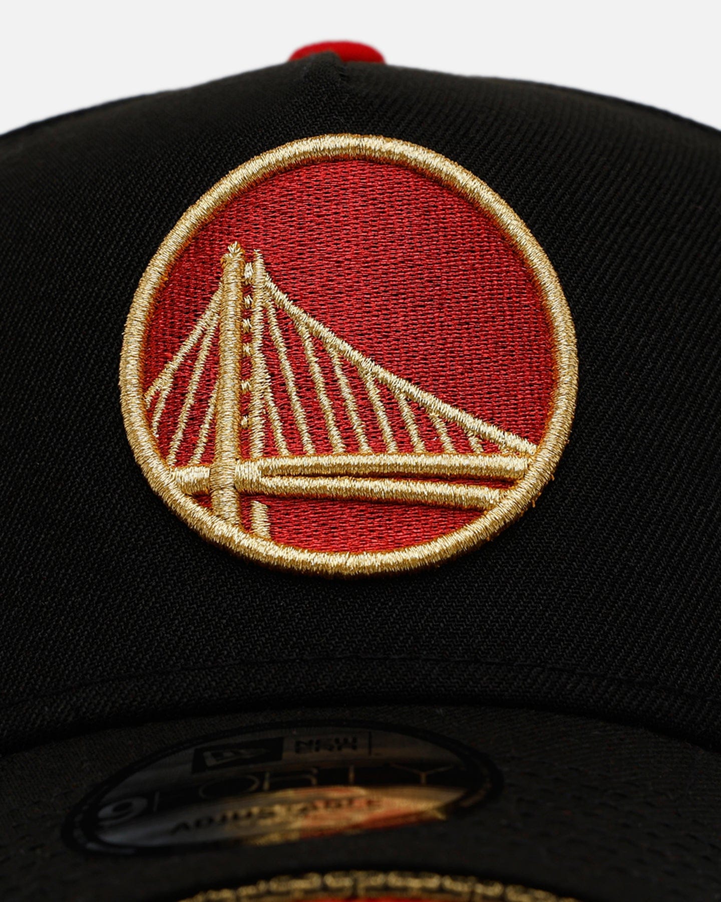 New Era Golden State Warriors Longevity 9FORTY A - Frame Snapback Black/Red