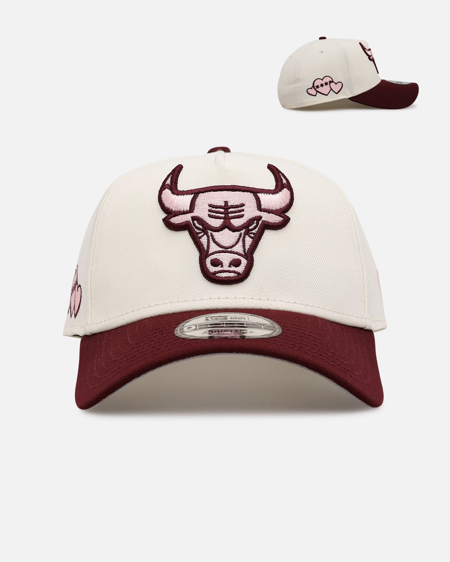 New Era Chicago Bulls 'Lover's Club 2.0' 9FORTY A - Frame Snapback Chrome