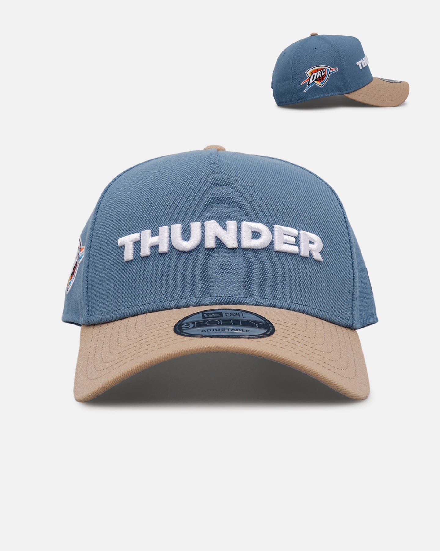 New Era Oklahoma City Thunder Easy Breezy 9FORTY A - Frame Snapback Blue/Tan