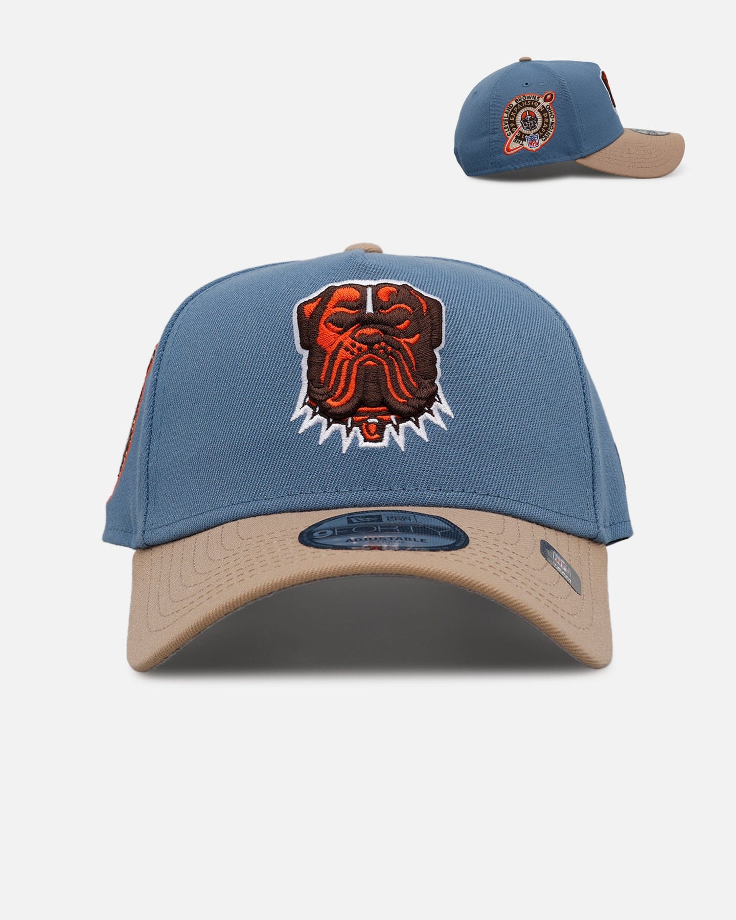 New Era Cleveland Browns Easy Breezy 9FORTY A - Frame Snapback Blue/Tan