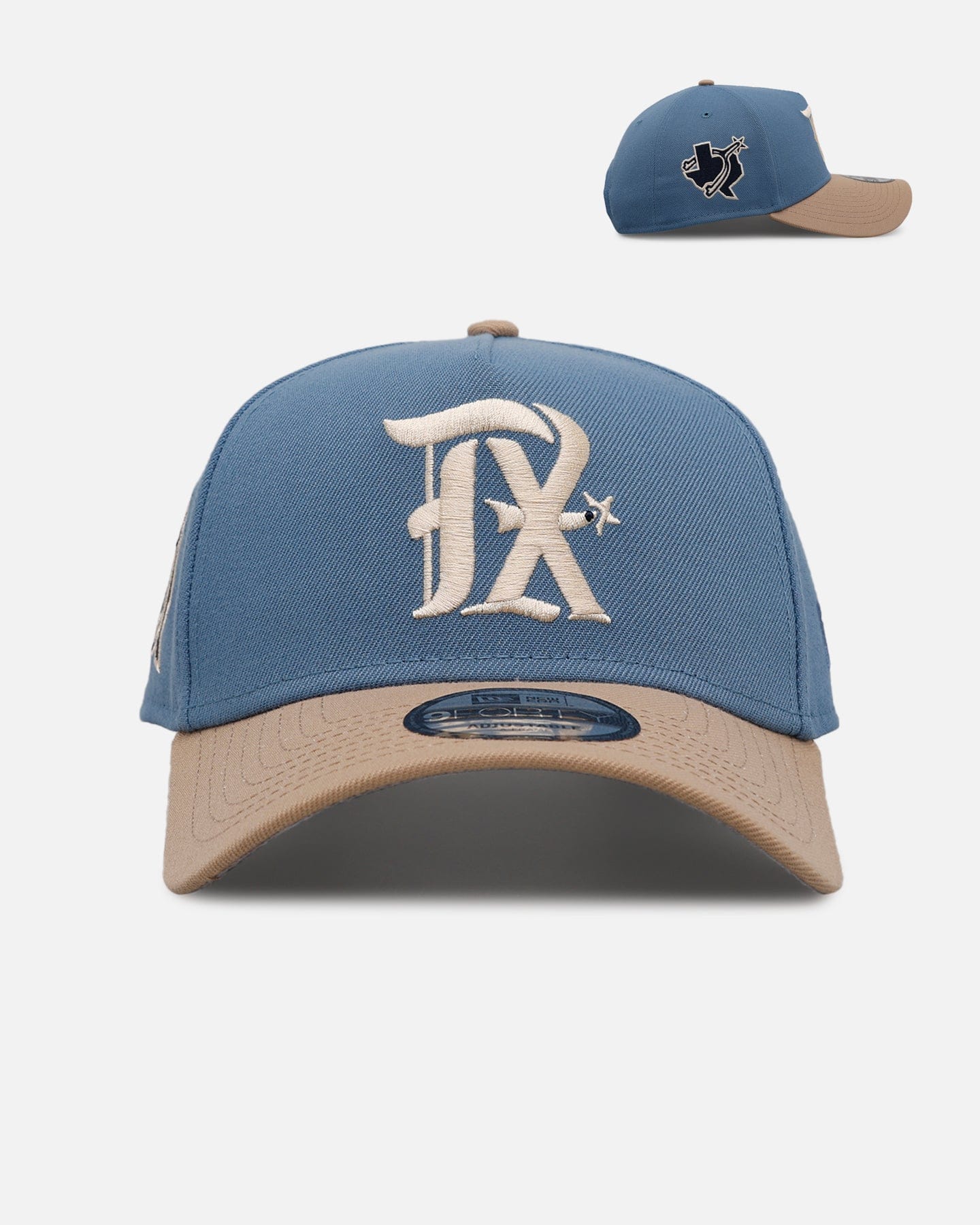 New Era Texas Rangers Easy Breezy 9FORTY A - Frame Snapback Blue/Tan