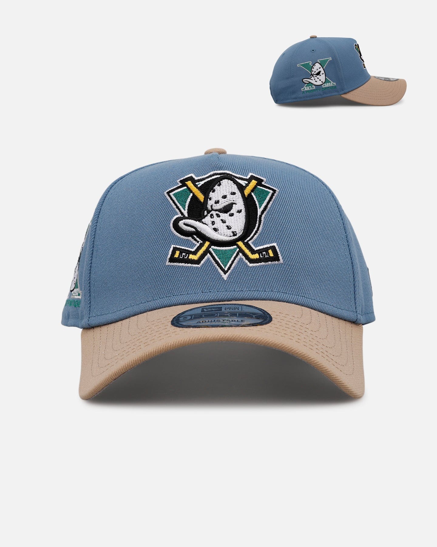 New Era Anaheim Ducks Easy Breezy 9FORTY A - Frame Snapback Blue/Tan