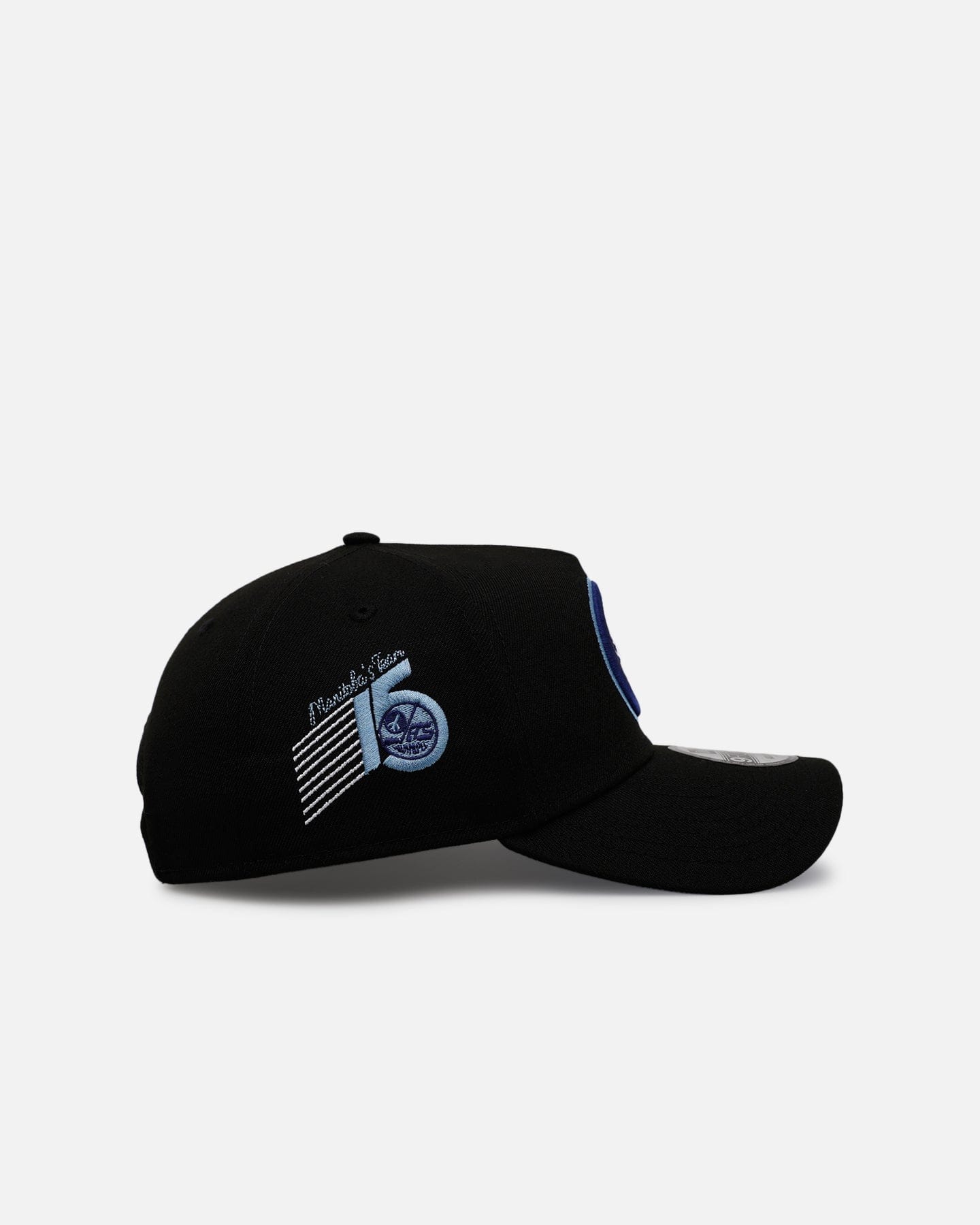 New Era Winnipeg Jets Black And Sky Blue 9FORTY A - Frame Snapback Black/Sky Blue