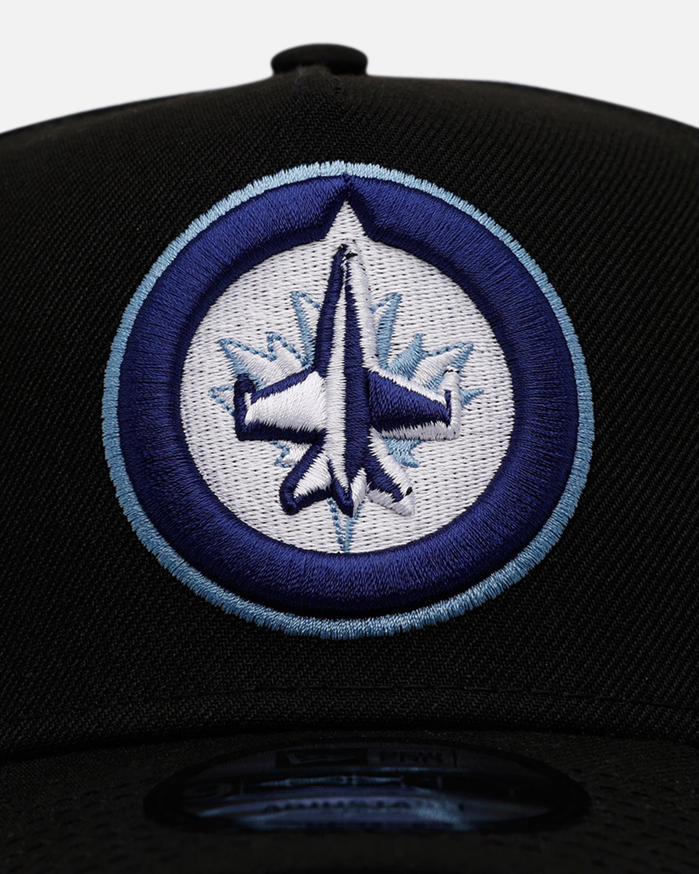 New Era Winnipeg Jets Black And Sky Blue 9FORTY A - Frame Snapback Black/Sky Blue
