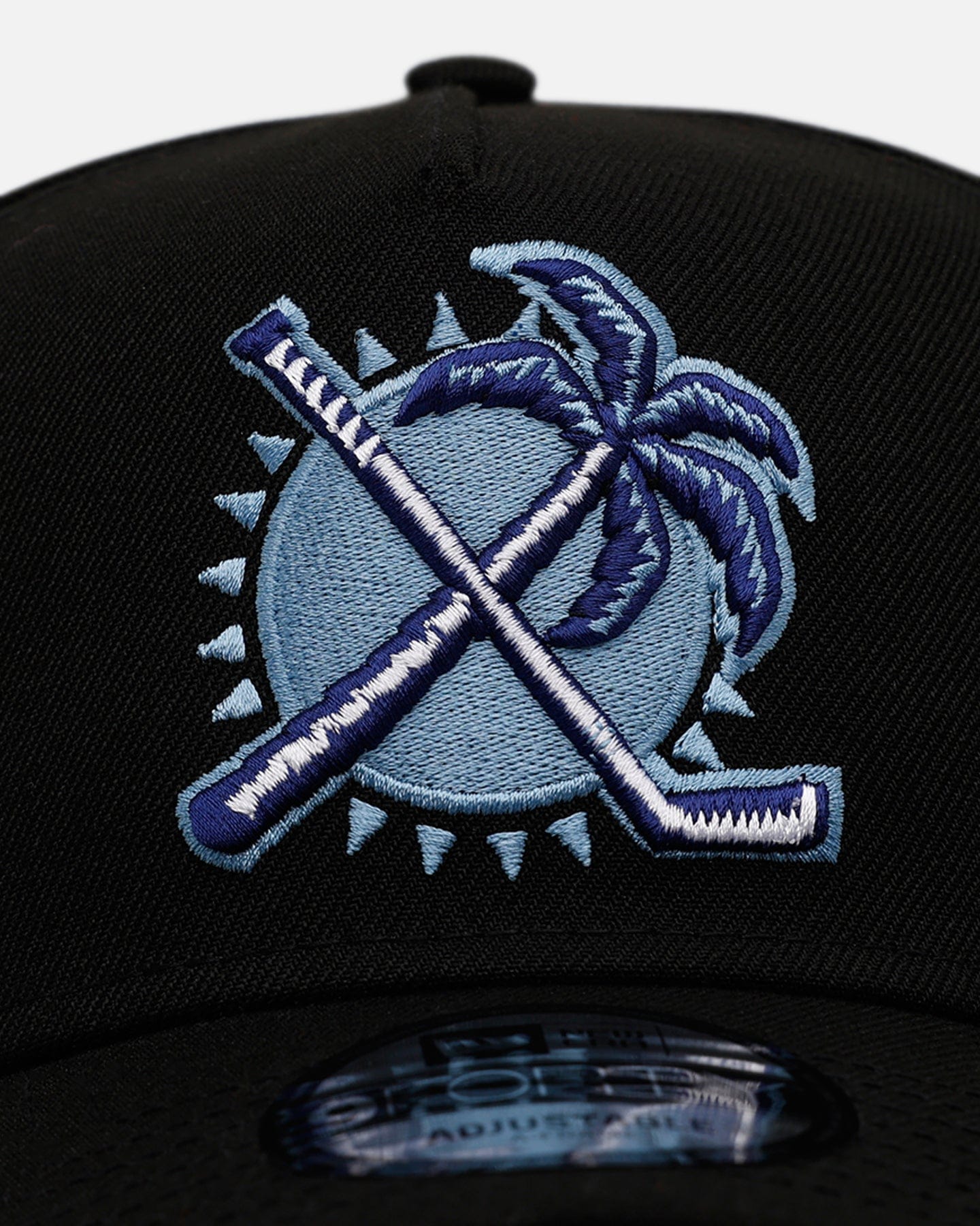 New Era Florida Panthers Black And Sky Blue 9FORTY A - Frame Snapback Black/Sky Blue
