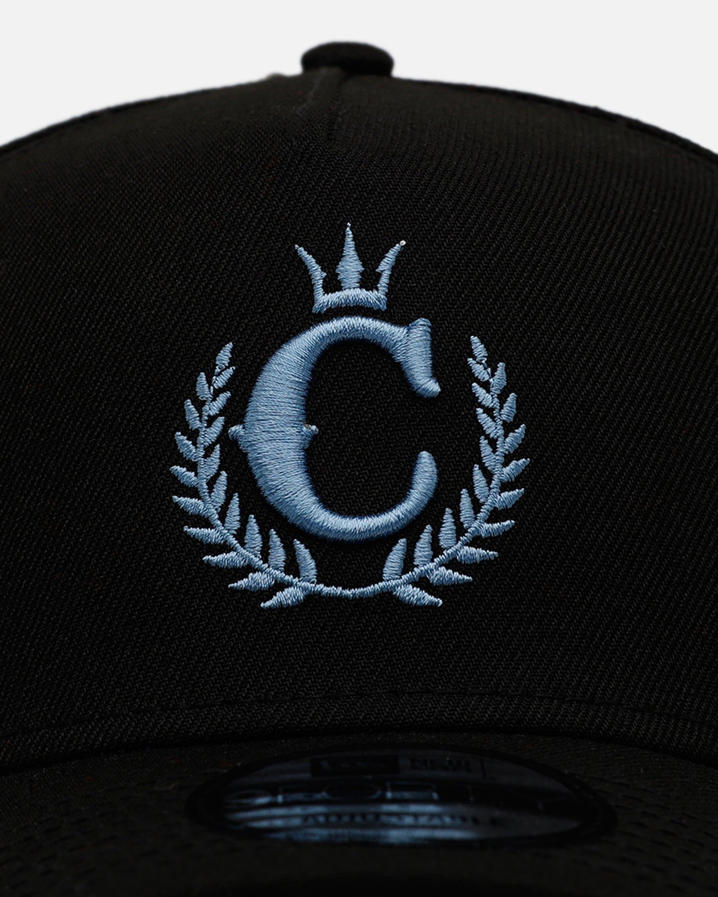 New Era x Culture Kings Black & Sky Blue 9FORTY A - Frame Snapback Black/Sky Blue