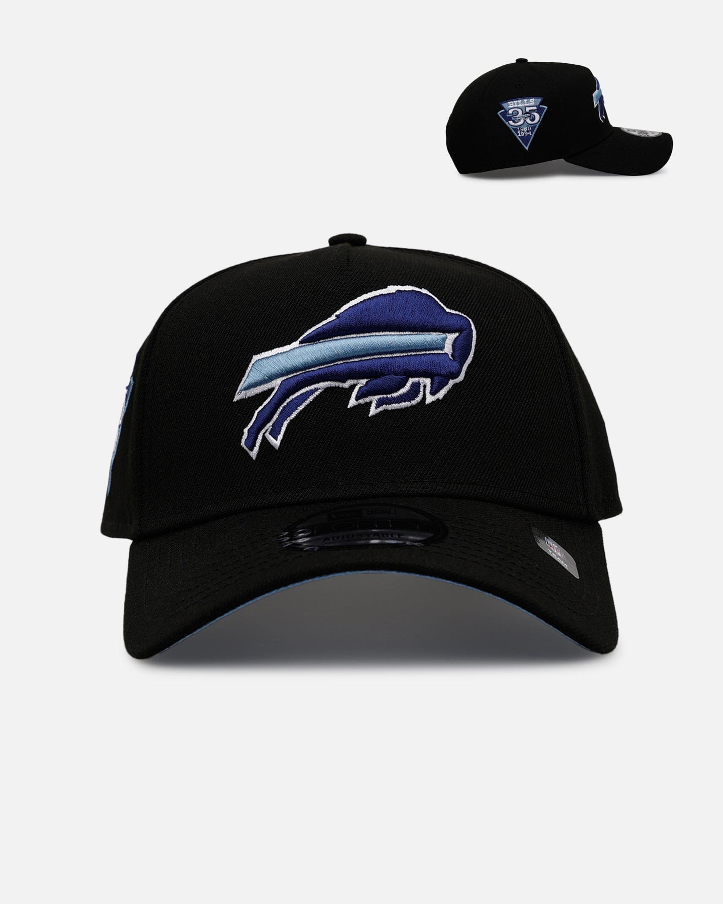 New Era Buffalo Bills Black And Sky Blue 9FORTY A - Frame Snapback Black/Sky Blue
