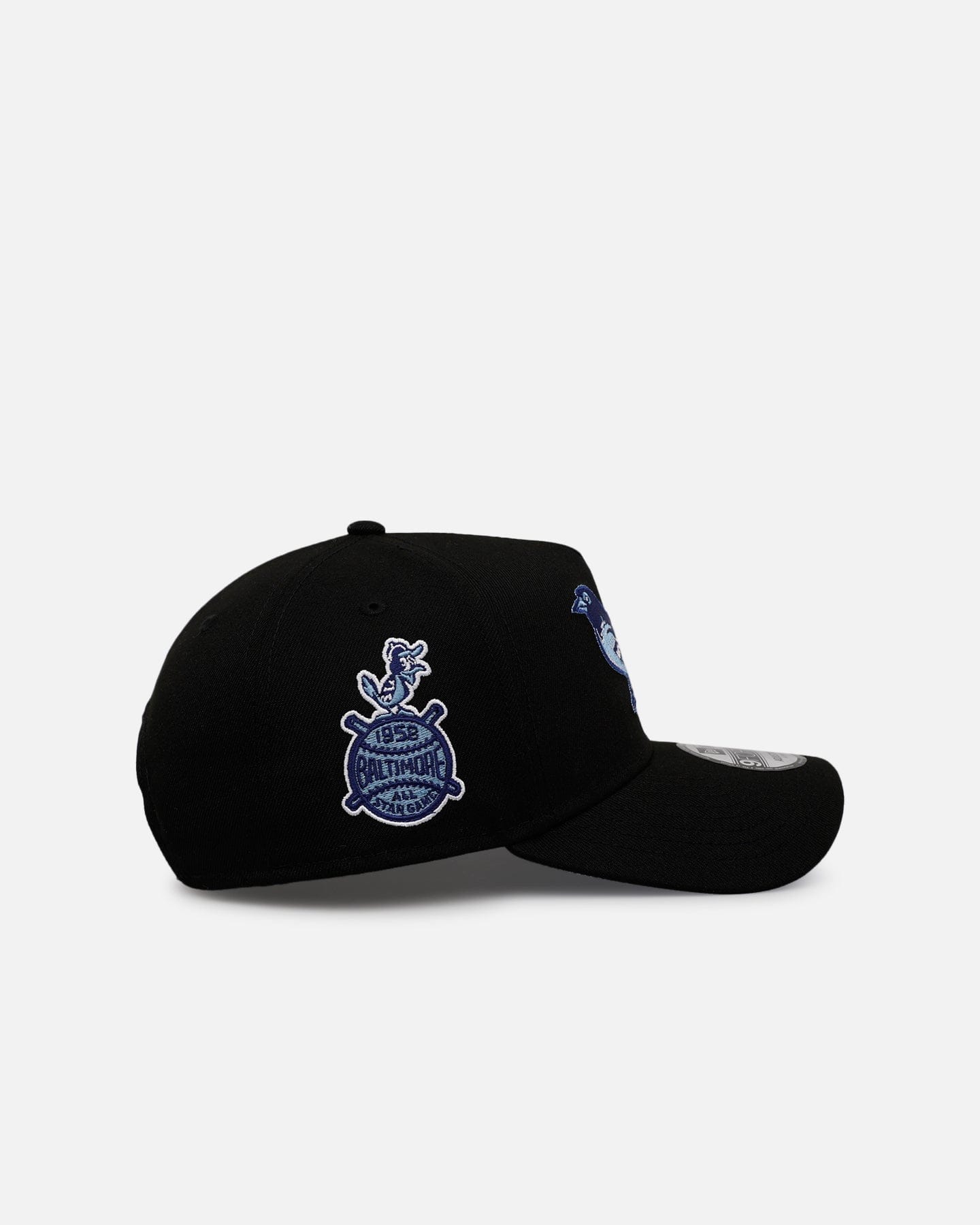 New Era Baltimore Orioles Black And Sky Blue 9FORTY A - Frame Snapback Black/Sky Blue