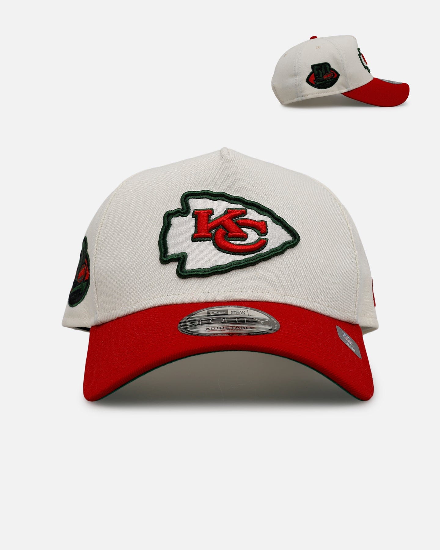 New Era Kansas City Chiefs Strawberry 9FORTY A - Frame Snapback Chrome/Red