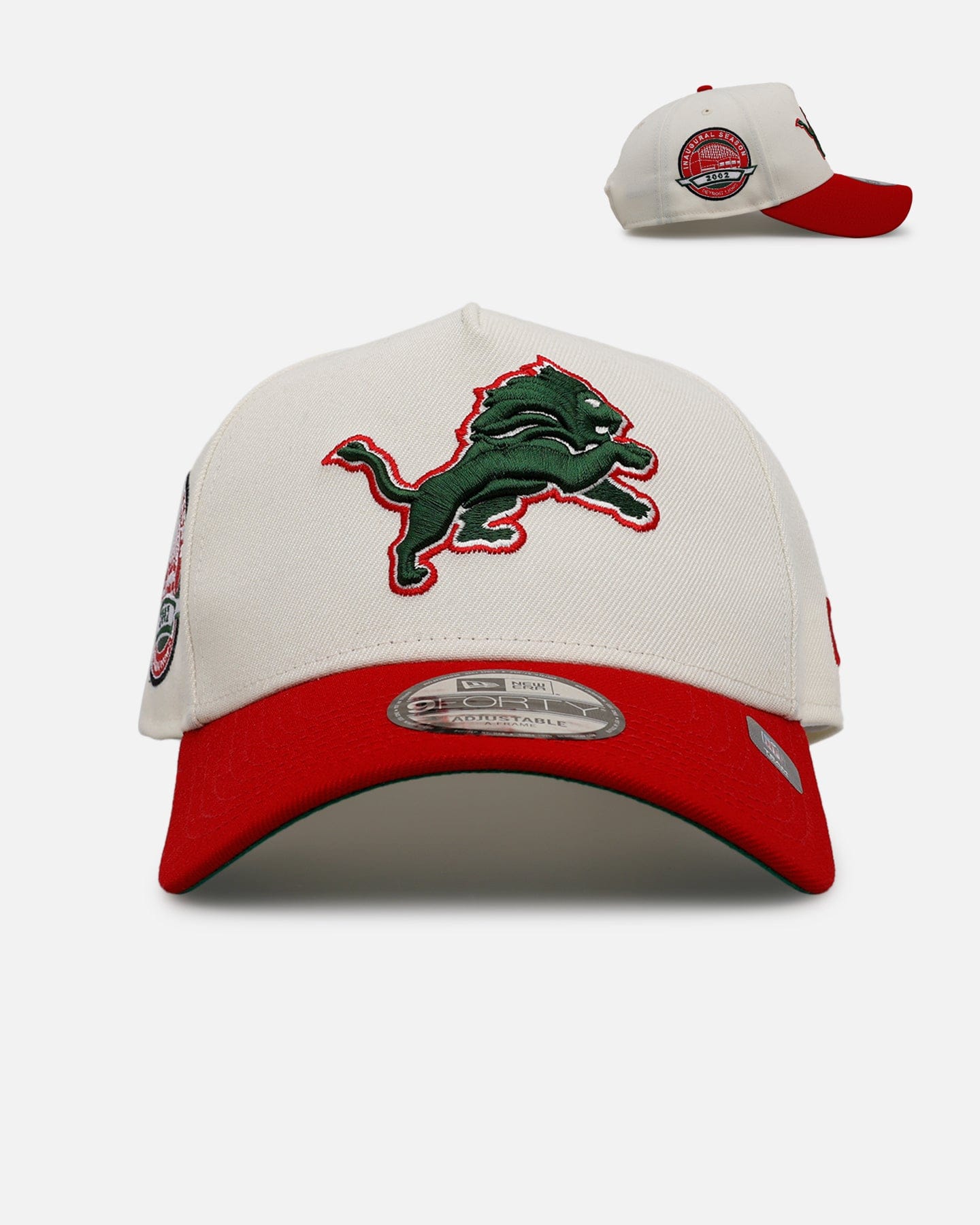 New Era Detroit Lions Strawberry 9FORTY A - Frame Snapback Chrome/Red