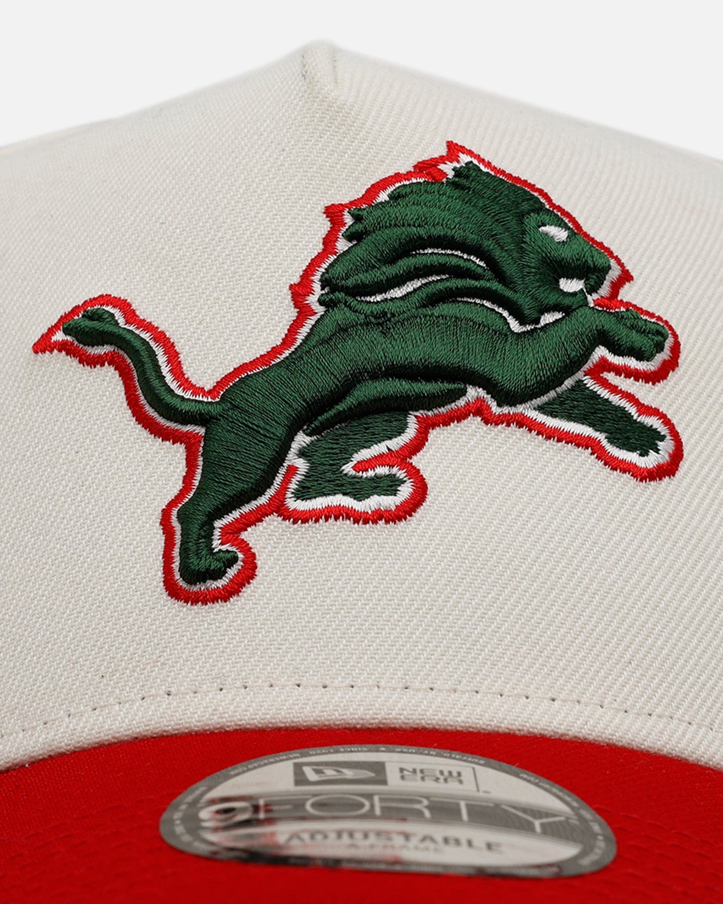New Era Detroit Lions Strawberry 9FORTY A - Frame Snapback Chrome/Red